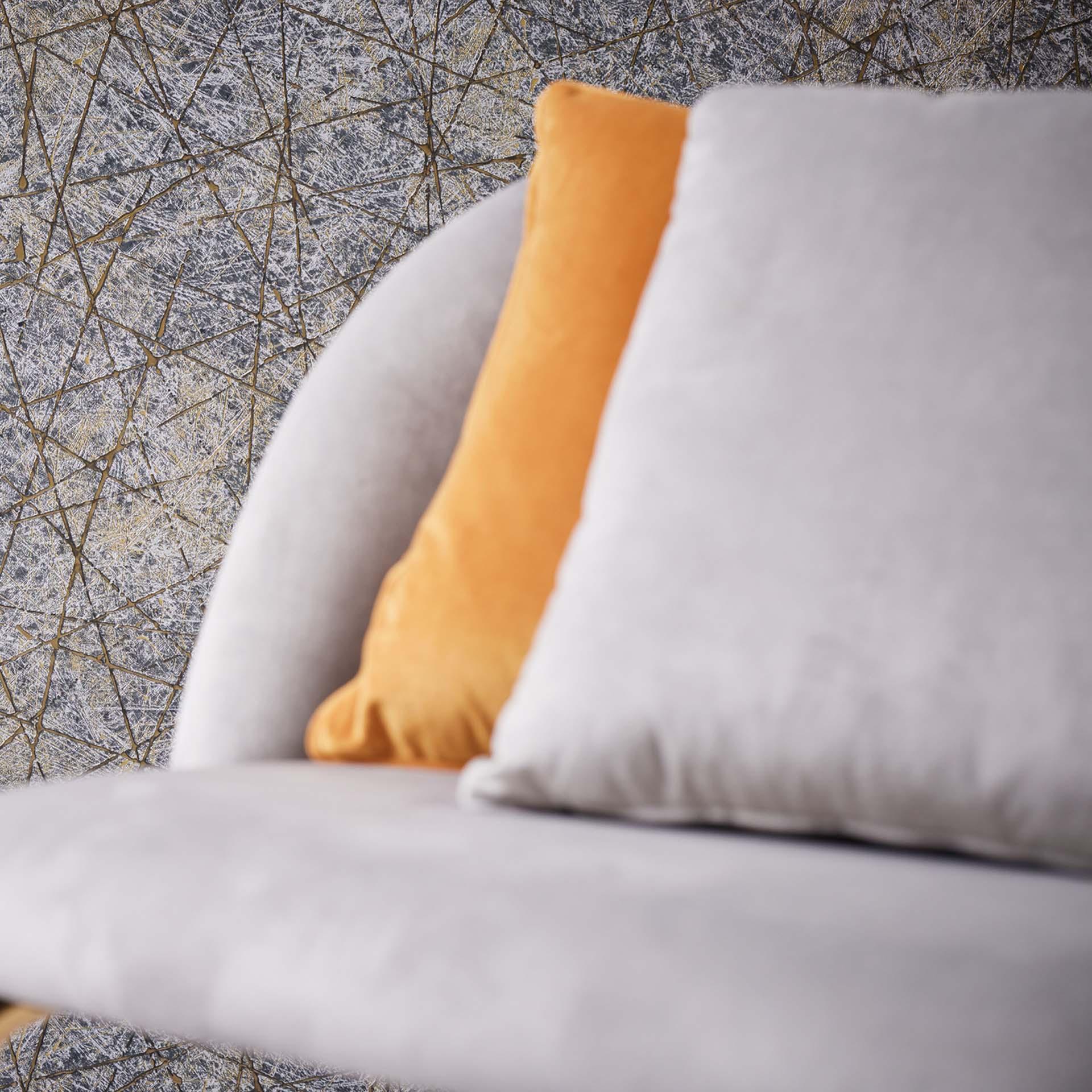 behang blauw vliesbehang industrieel gips goud structuurbehang voor woonkamer