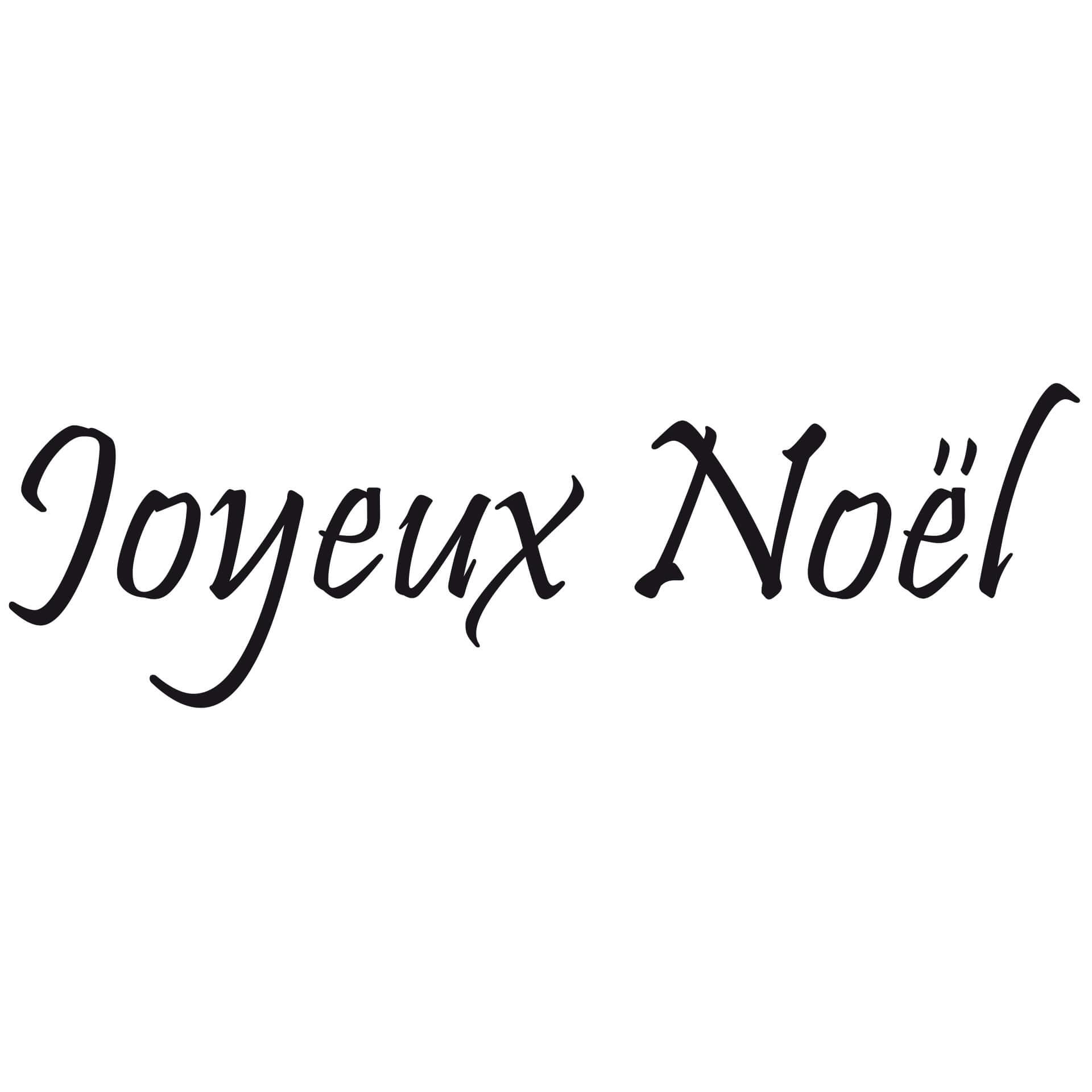 Muursticker Joyeux Noel