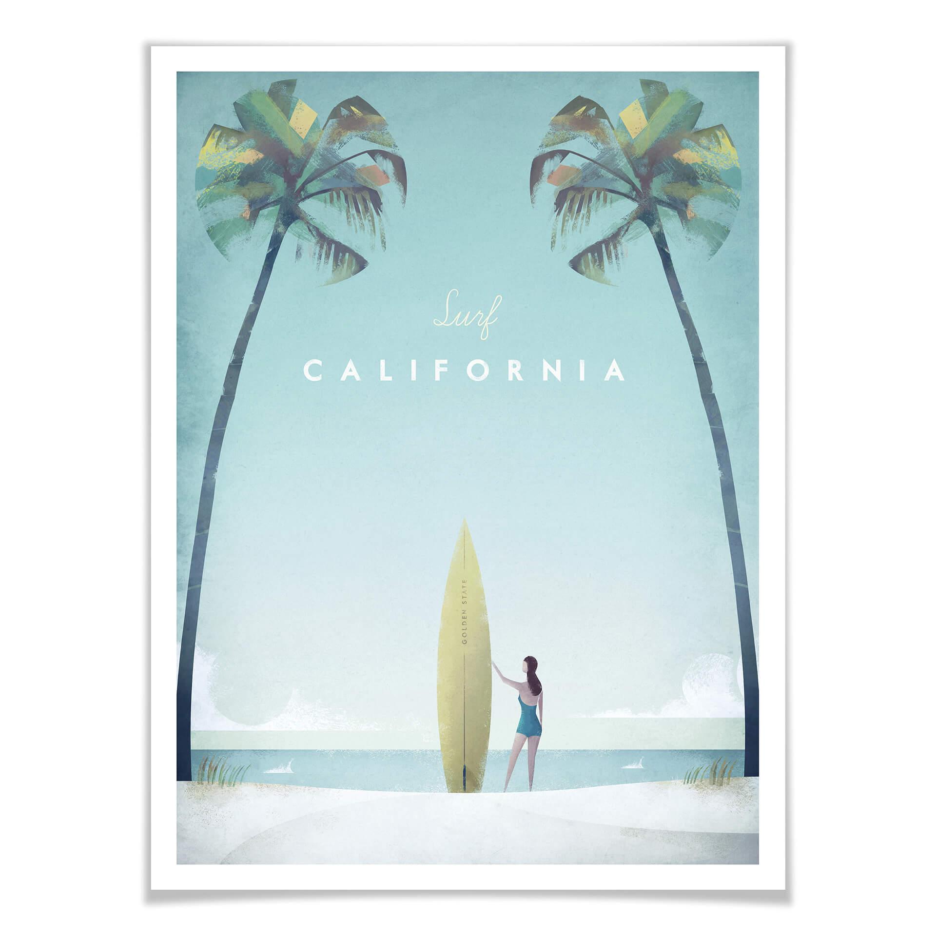 Póster Rivers - California