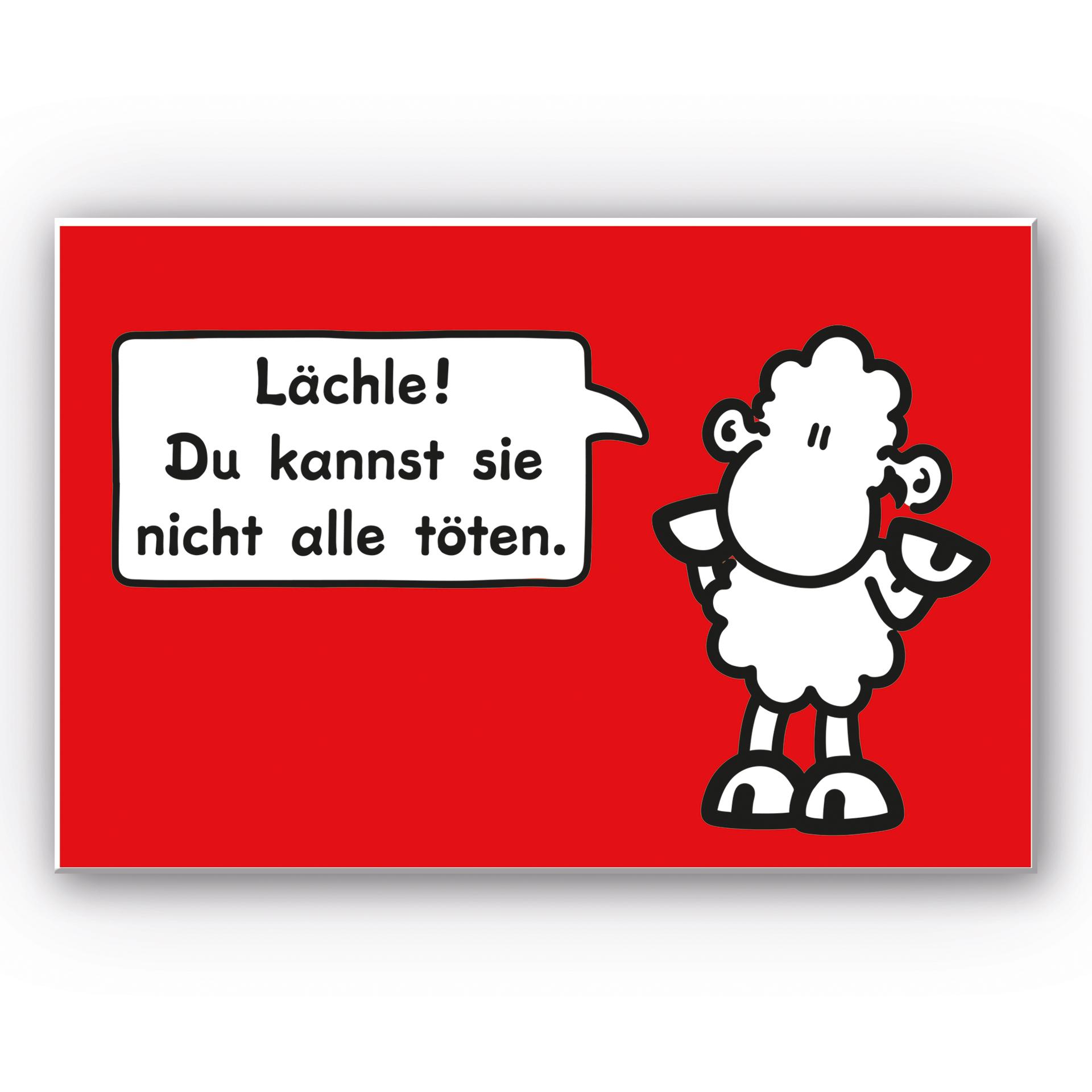 Wandbild sheepworld Worthelden Lächle