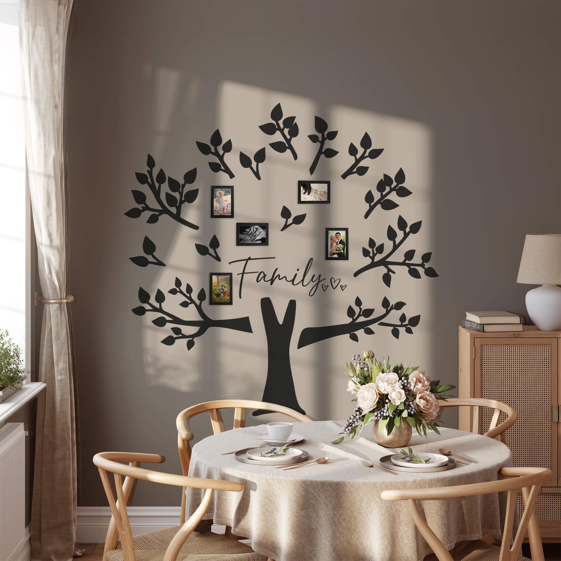 Muursticker Family Boom