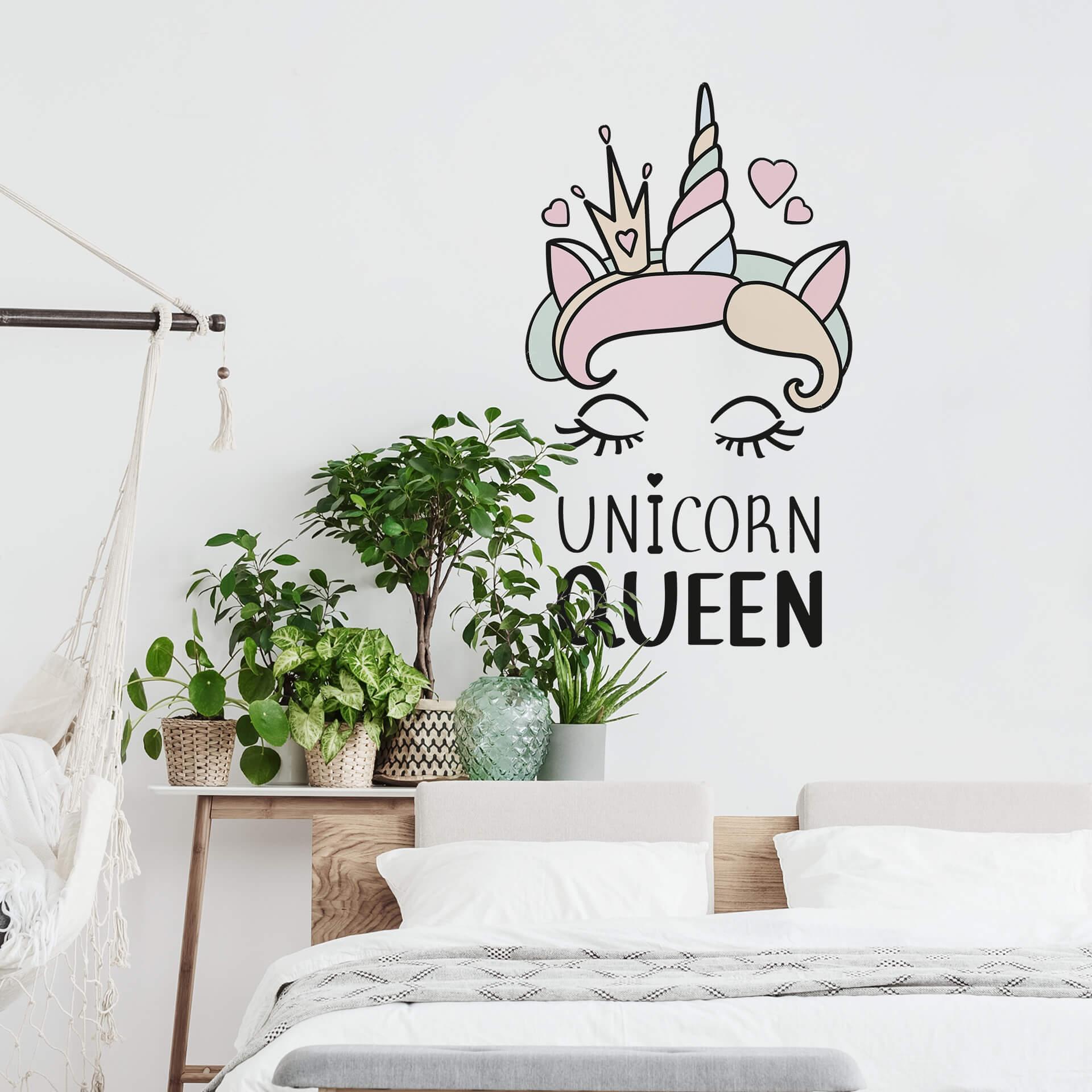 Muursticker Kvilis - Unicorn queen