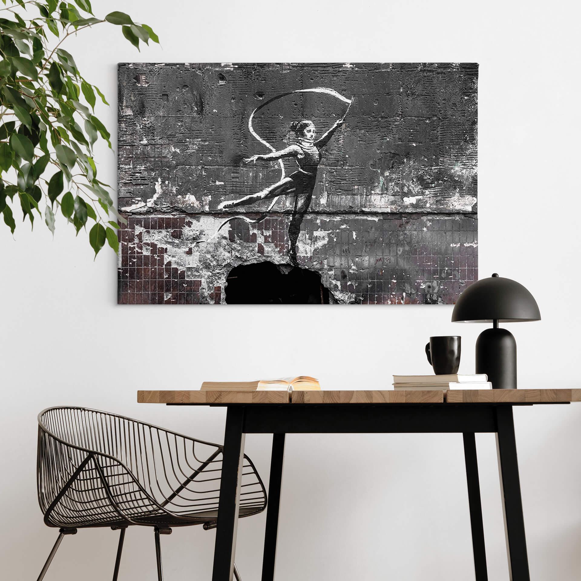 Canvas Banksy in Oekraine - Turnster