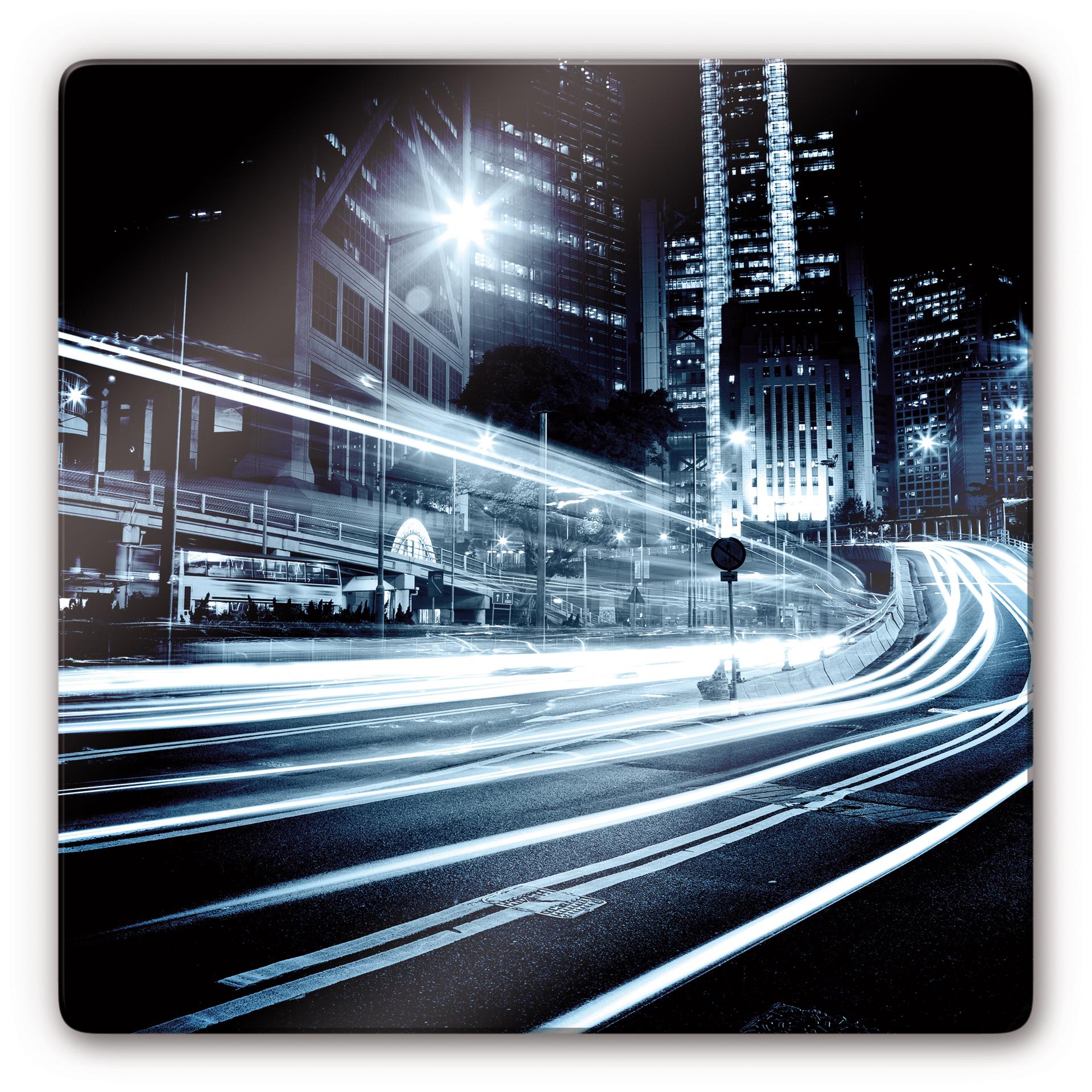 Glasbillede - City lights