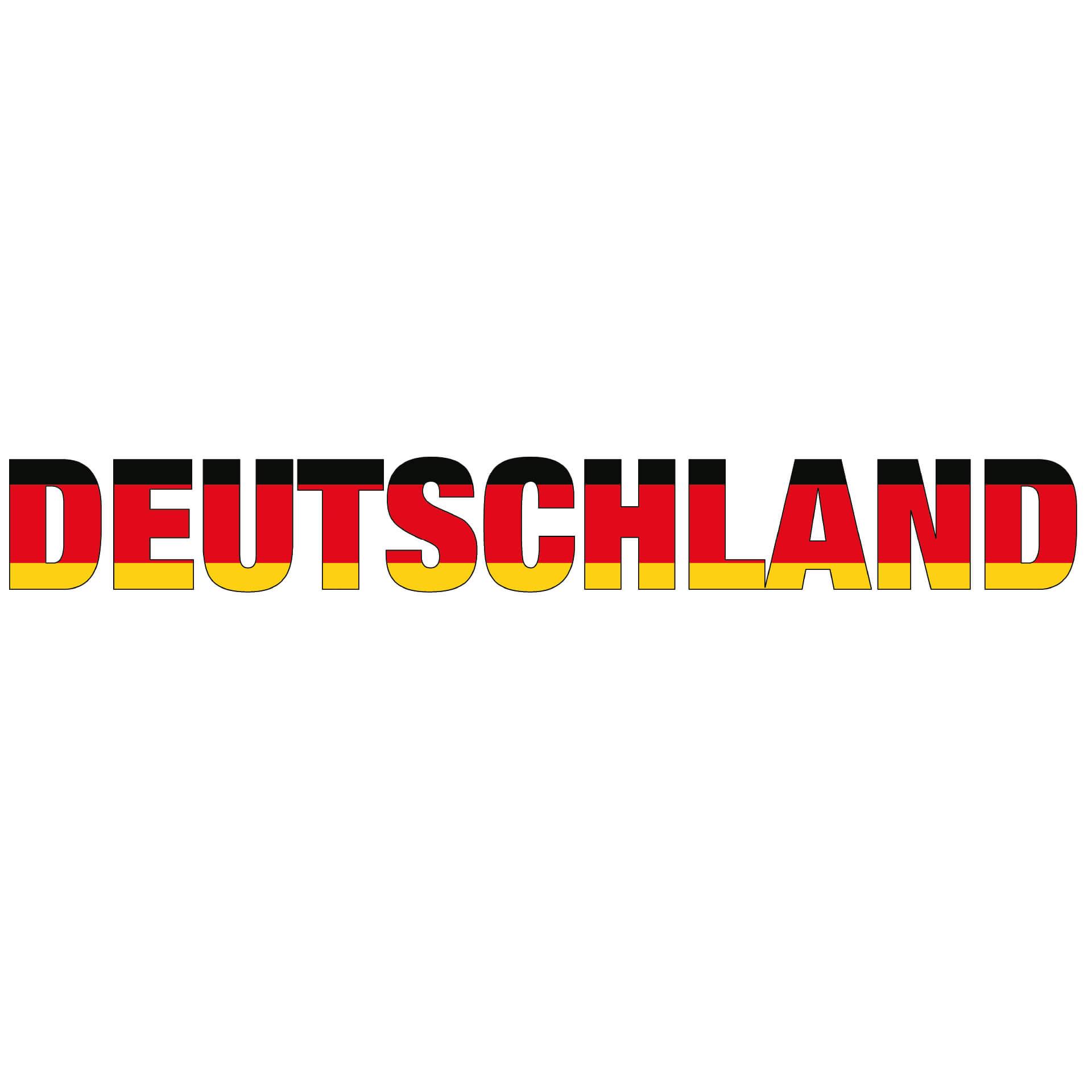 Scritta "Deutschland"