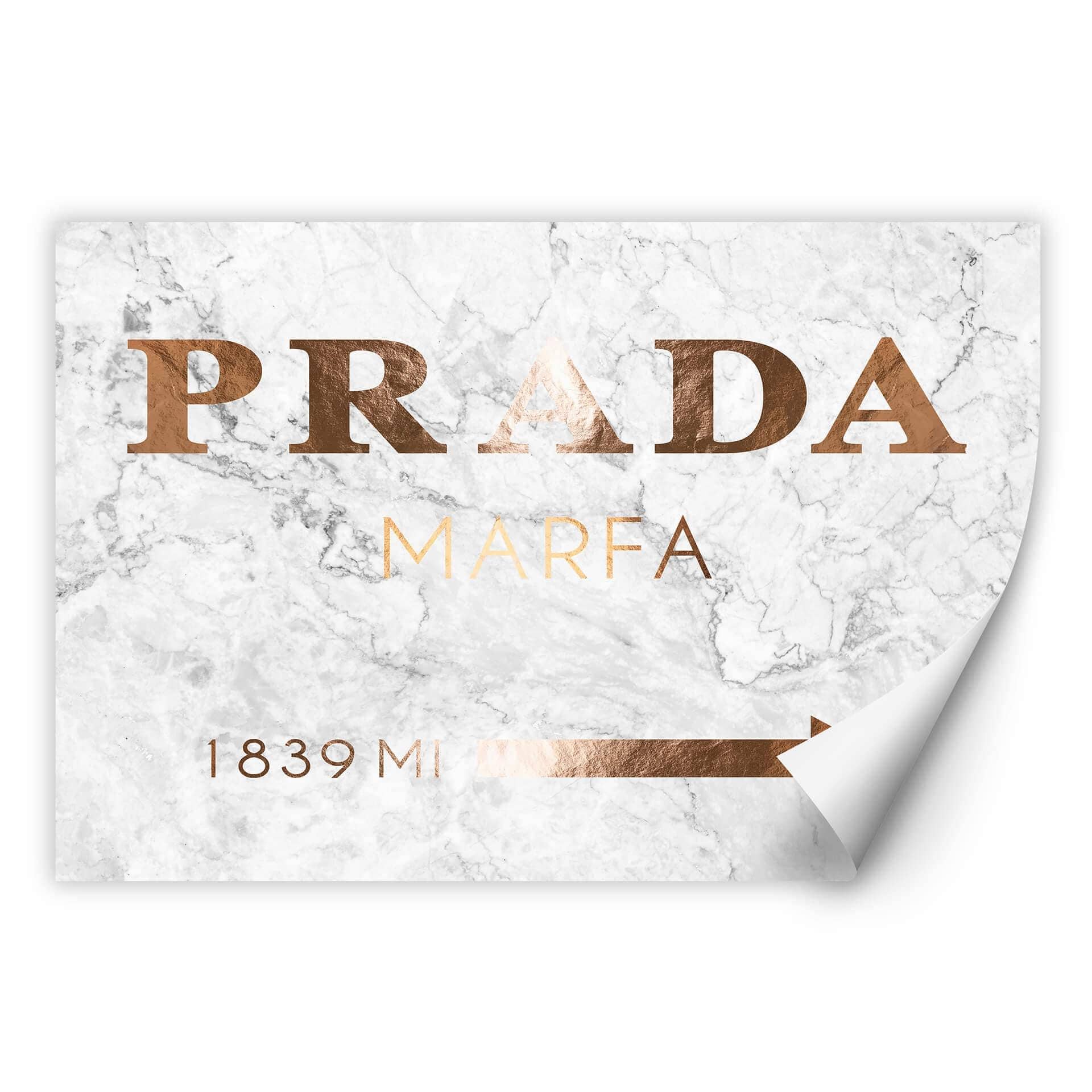 Zelfklevende Poster - Prada Marfa