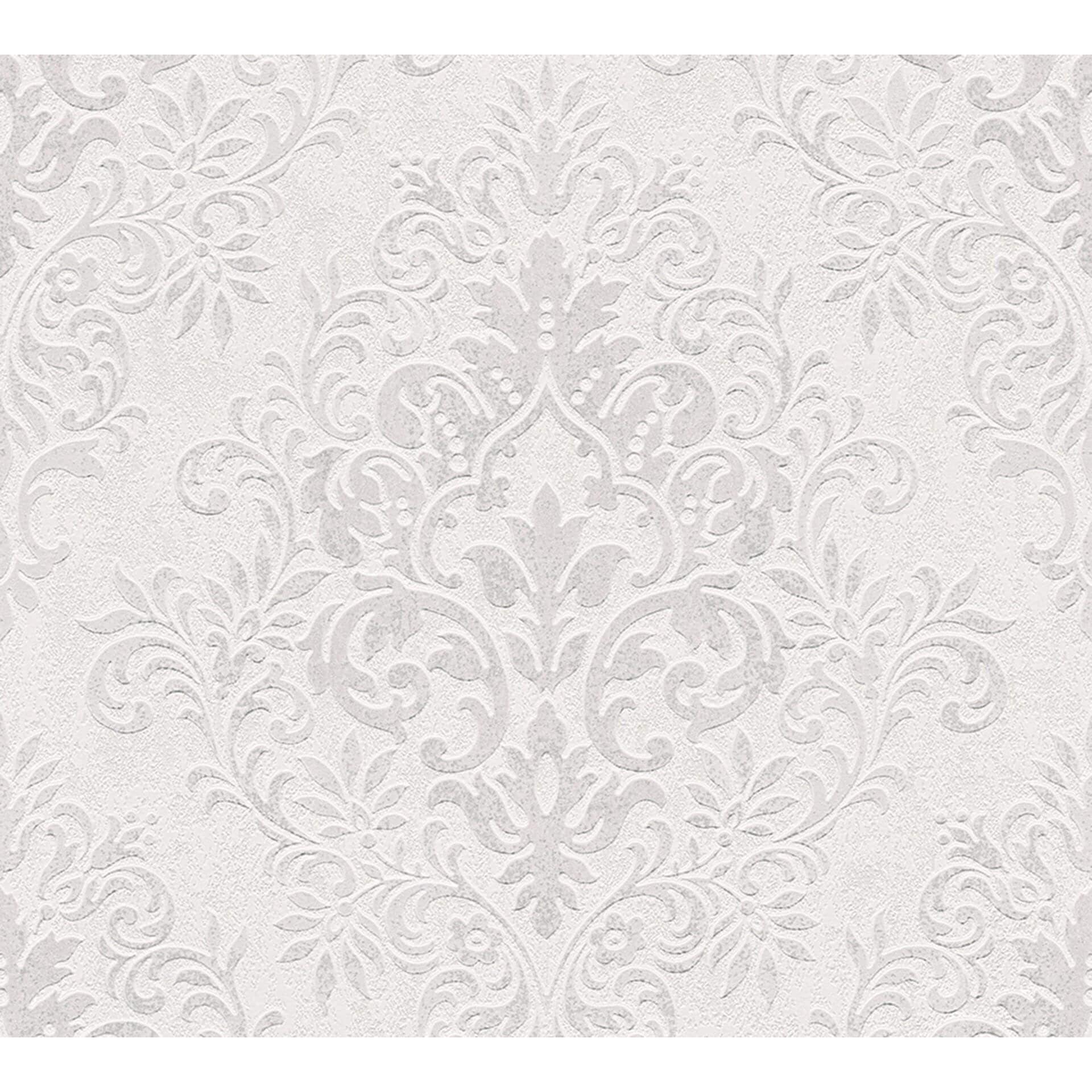 Jette barok tapet i creme og grå ornamenttapet i creme og grå ornamenttapet med non-woven bund klassisk tapet