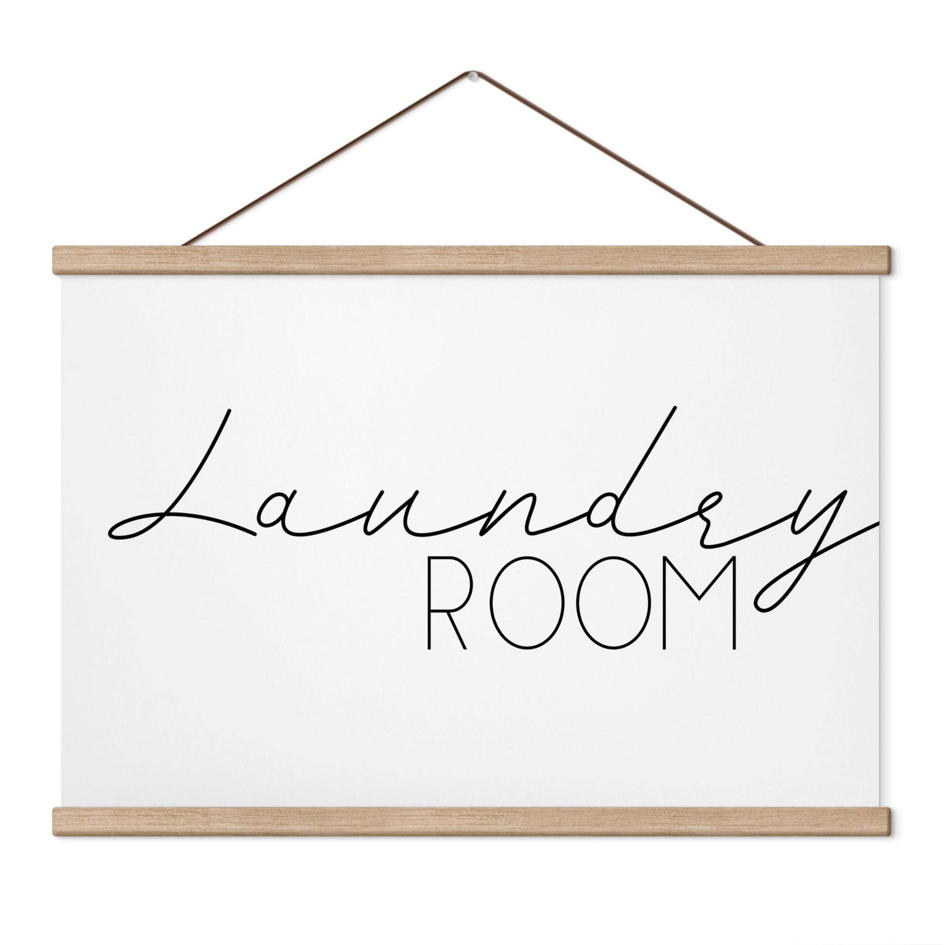 Textielposter Laundry Room