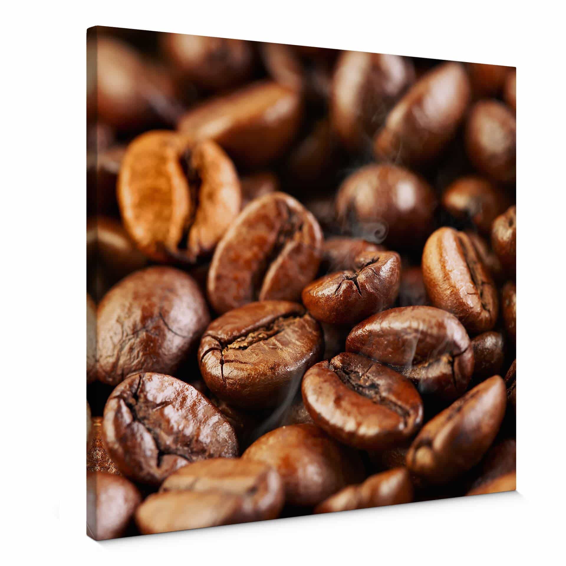 Lienzo Café 4 - Cuadrado