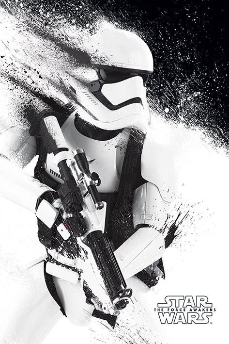 Poster, film poster Star Wars: Episode VII - The Force Awakens - Stormtrooper Paint 61x91,5 cm