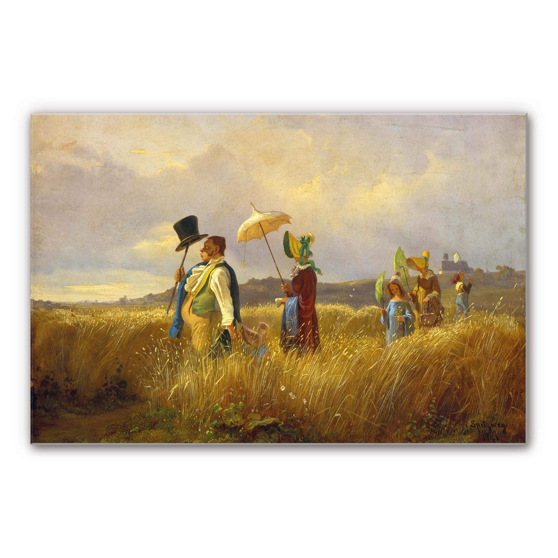 Tableau Forex - Spitzweg - La promenade du dimanche