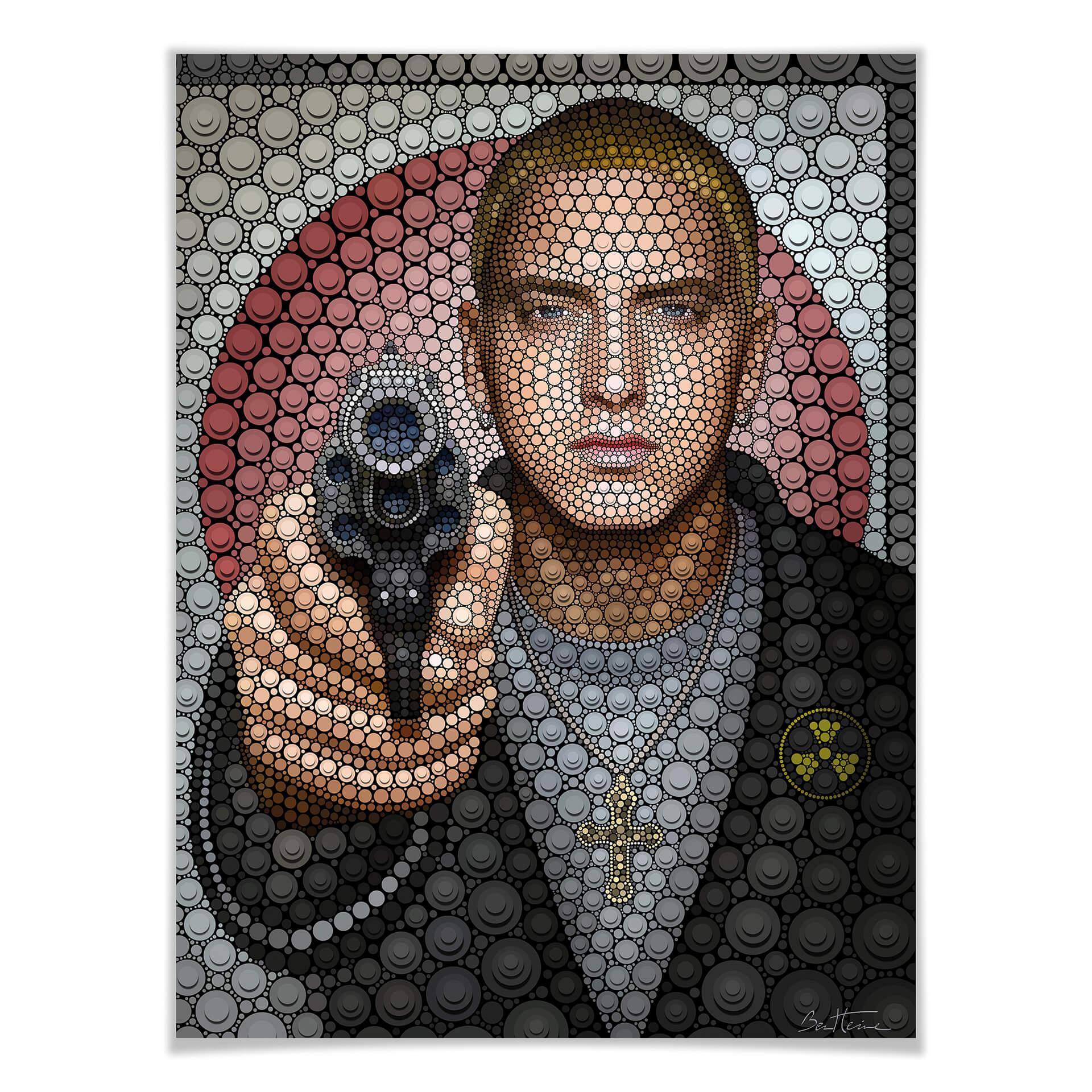 Póster Ben Heine - Circlism: Eminem