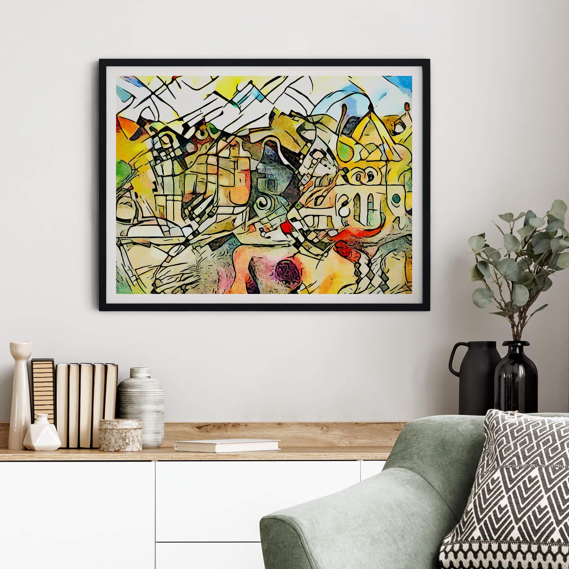 Plakat Zamart - Kandinsky spotyka Amsterdam