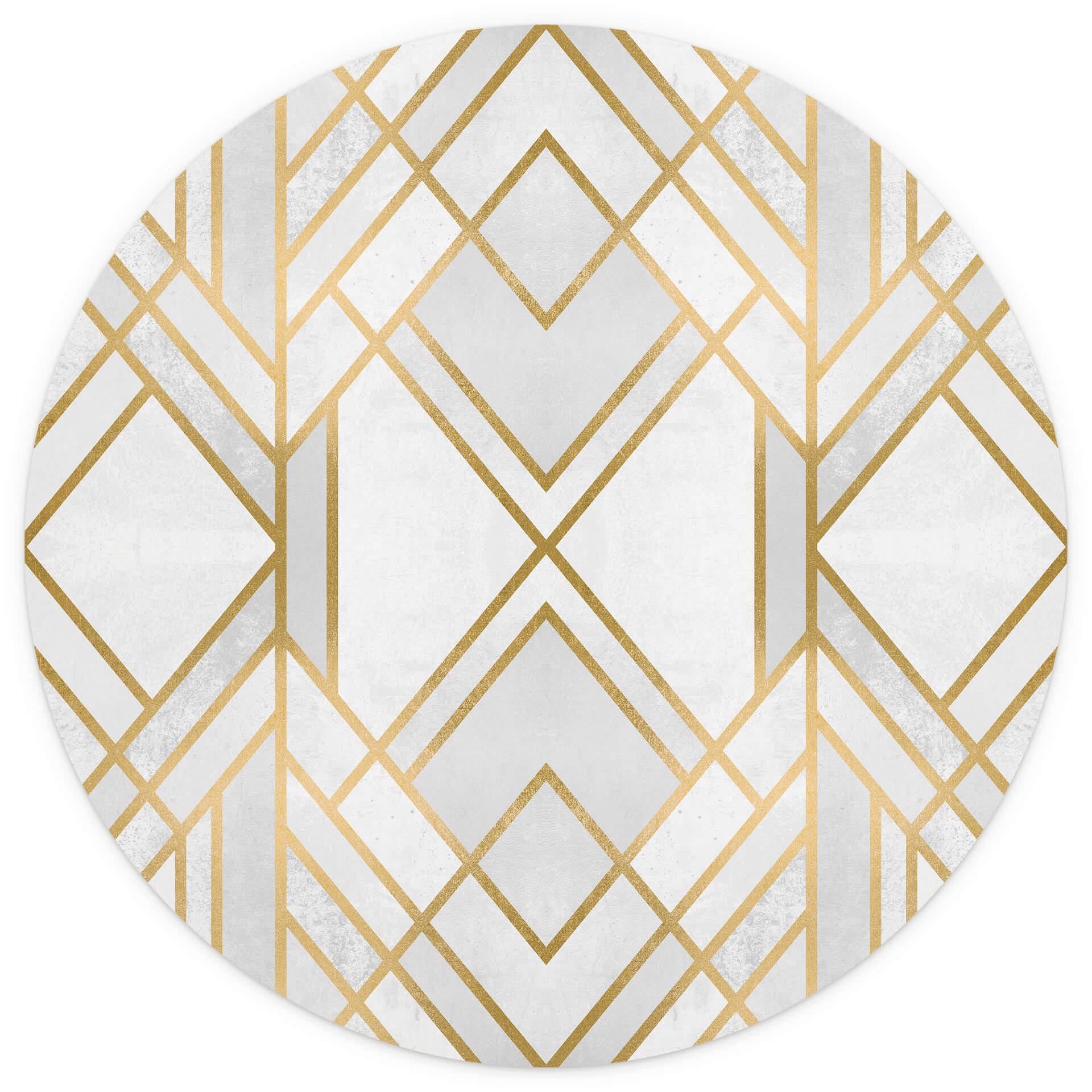 Behangcirkel Fredriksson - Art Deco: Goldene Geometry - vliesbehang/zelfklevend vliesbehang