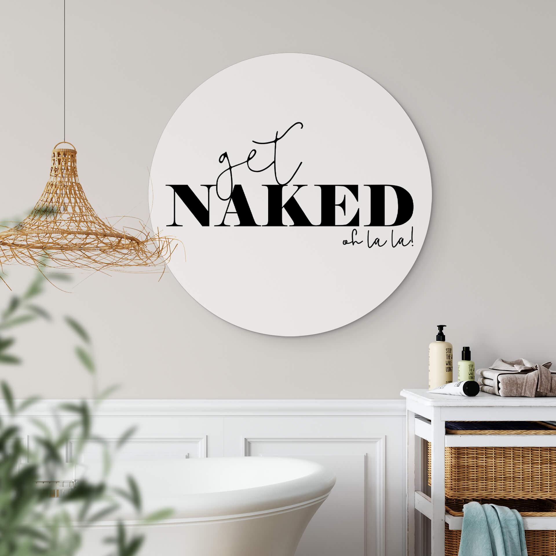 Wandcirkel Get Naked
