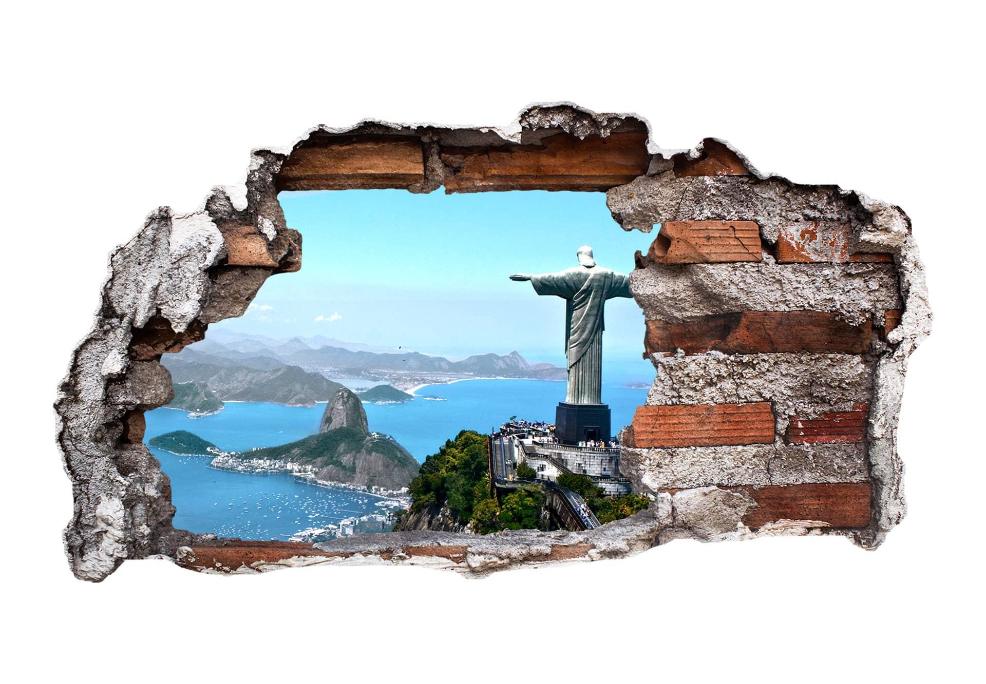 3D Wandtattoo Rio De Janeiro