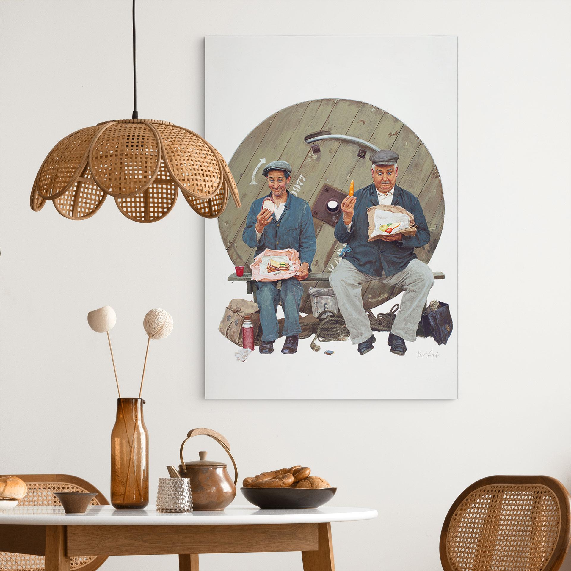 Wandbild Kurt Ard - Liebe ist unergründlich (1960) - Alu-Dibond