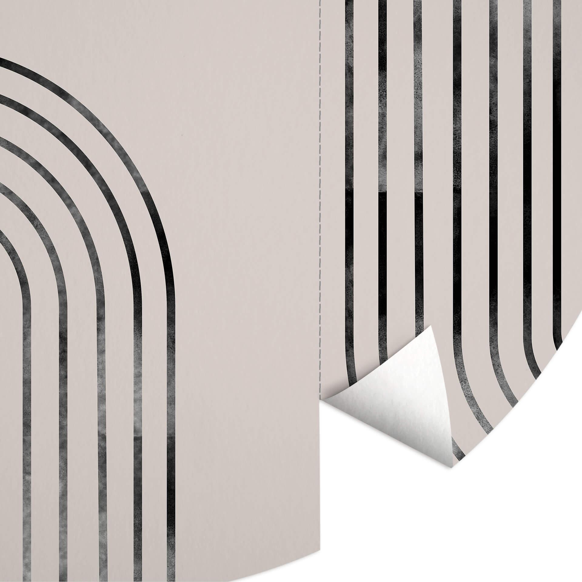 Behangcirkel 1X Studio - Archs and Buds - vliesbehang/zelfklevend vliesbehang