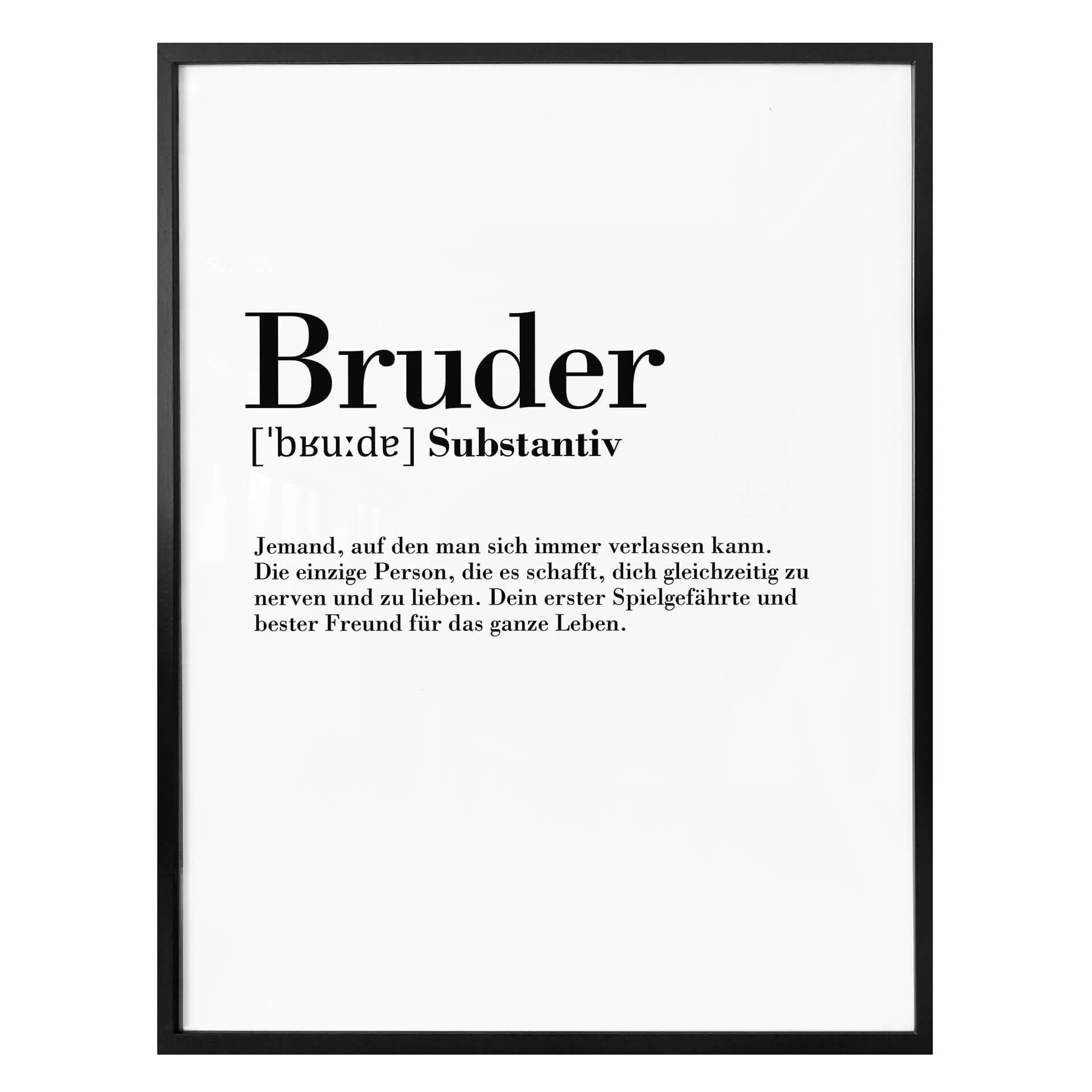 Plakat - Typografi - Bror