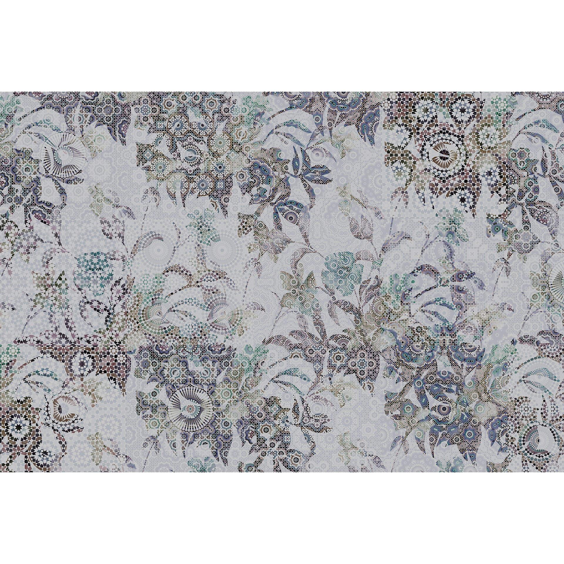 Livingwalls Fotobehang Walls by Patel mosaic leaves 1