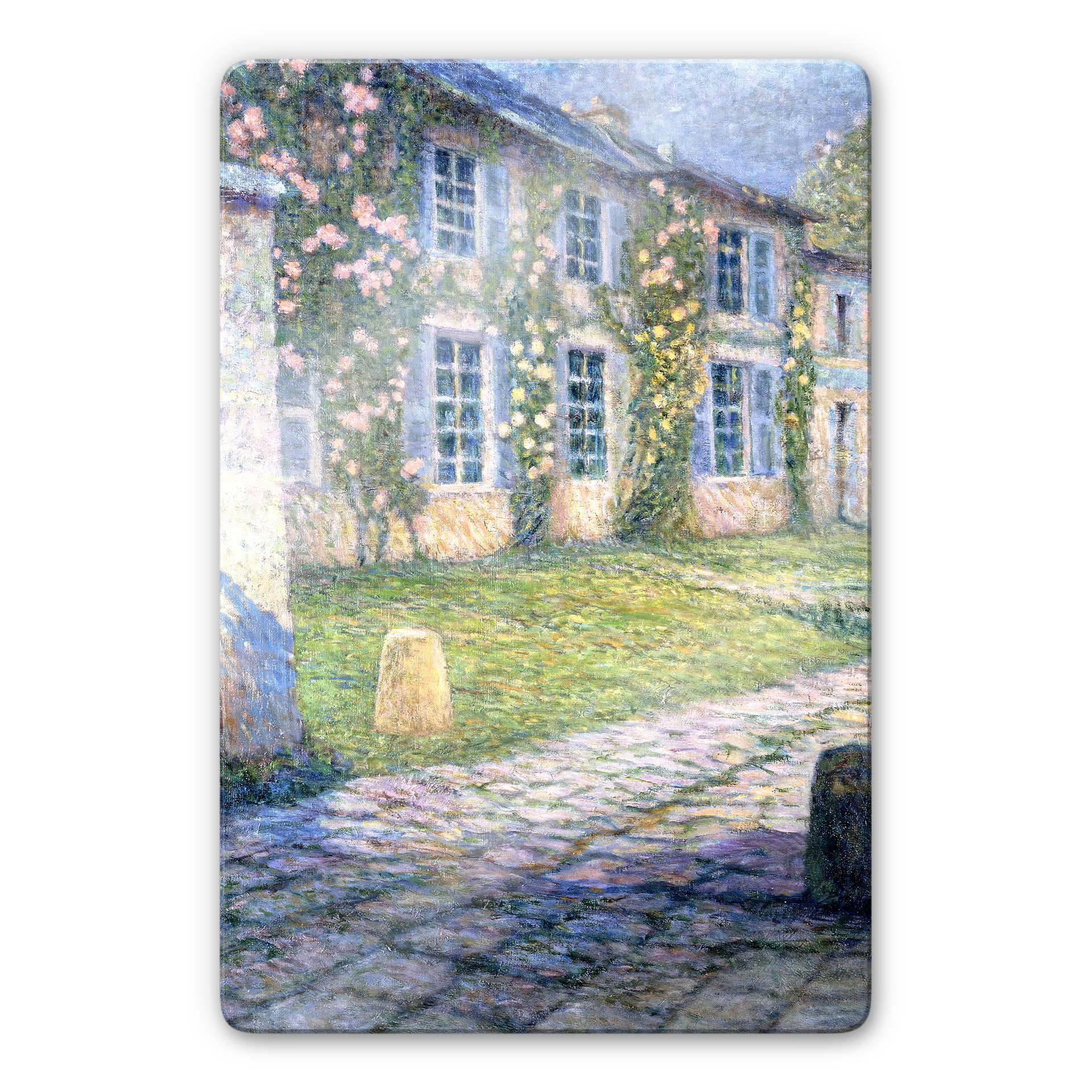 Glasbillede - Le Sidaner - Blomster Huset