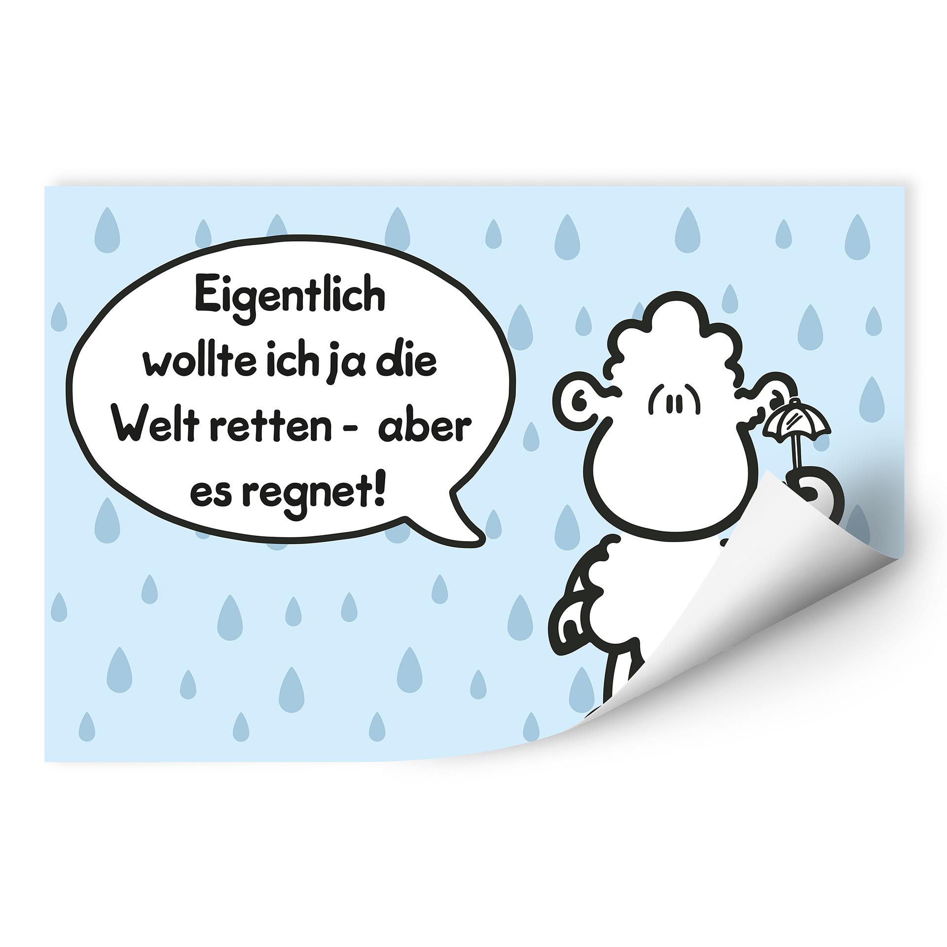 Wallprint W - sheepworld Worthelden Welt retten