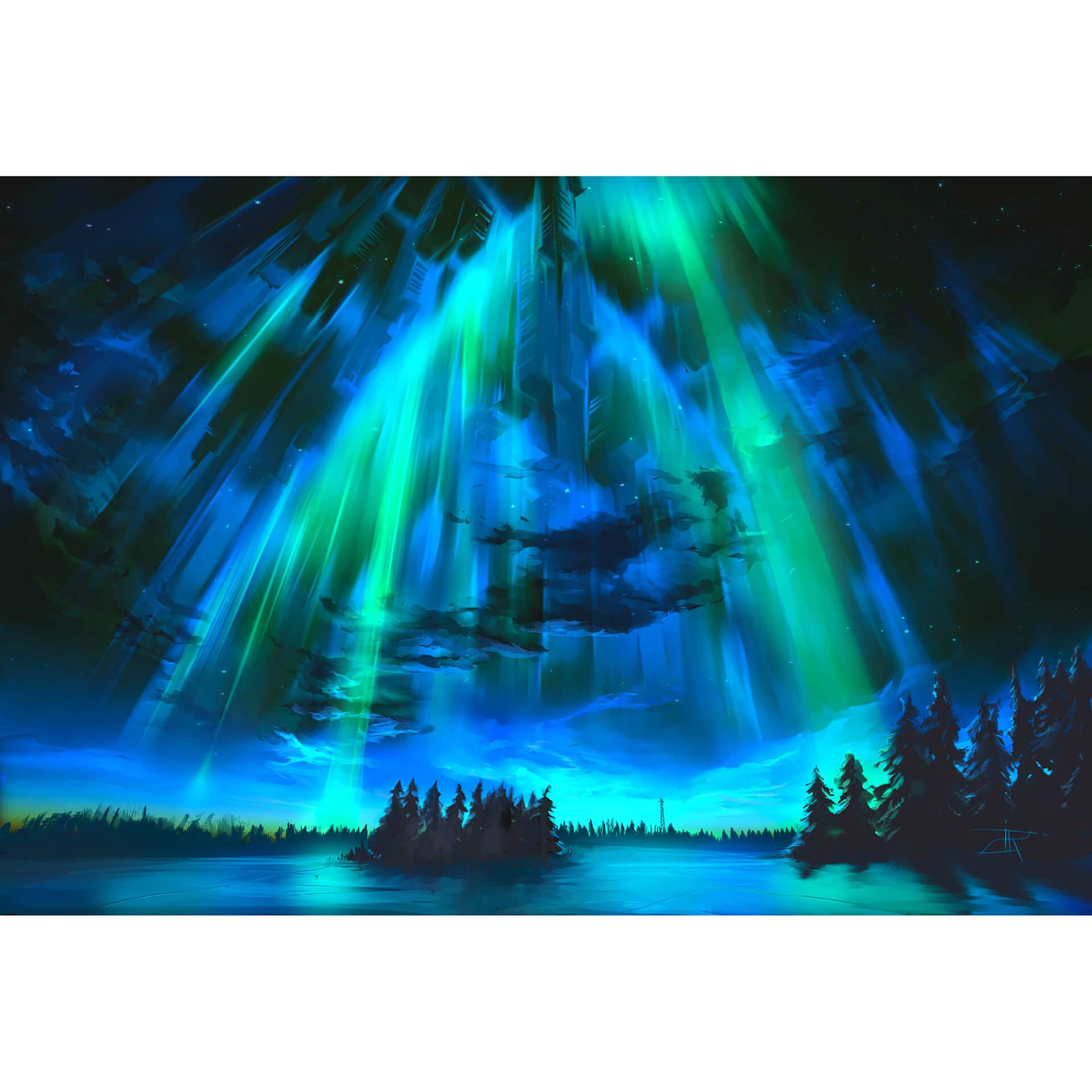 Fotobehang Aerroscape - Paradise - Hyperborea