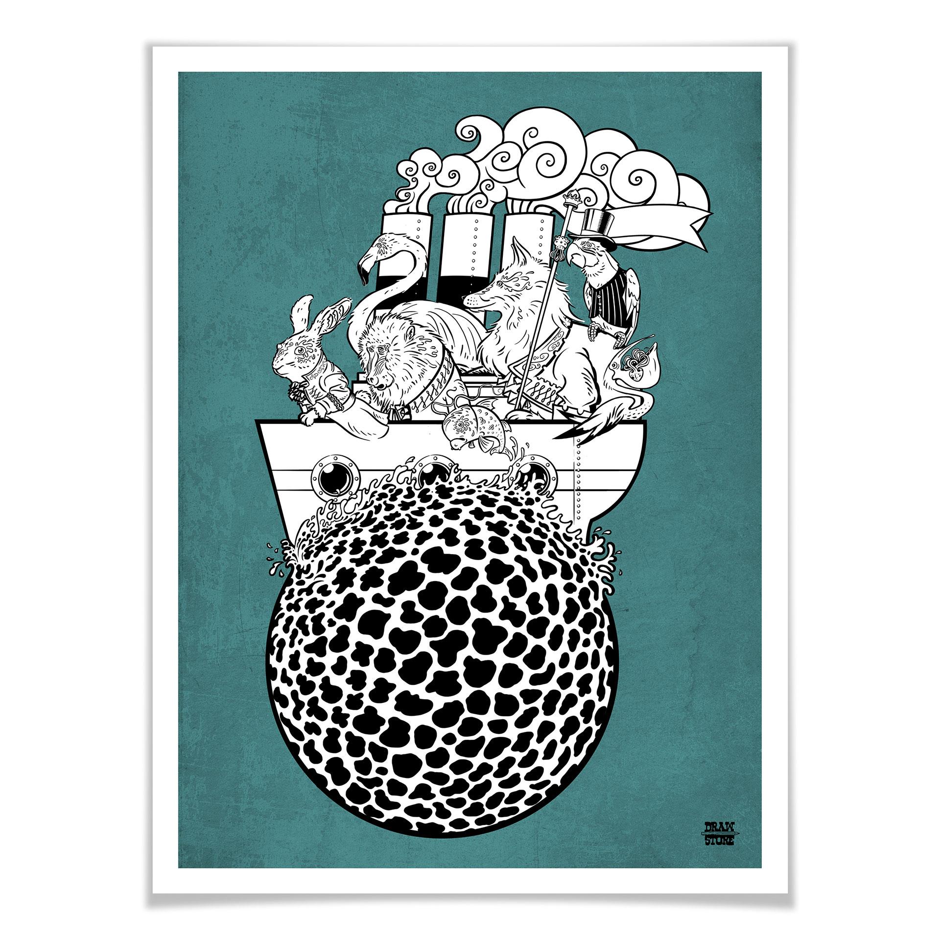 Plakat Drawstore - Boattrip