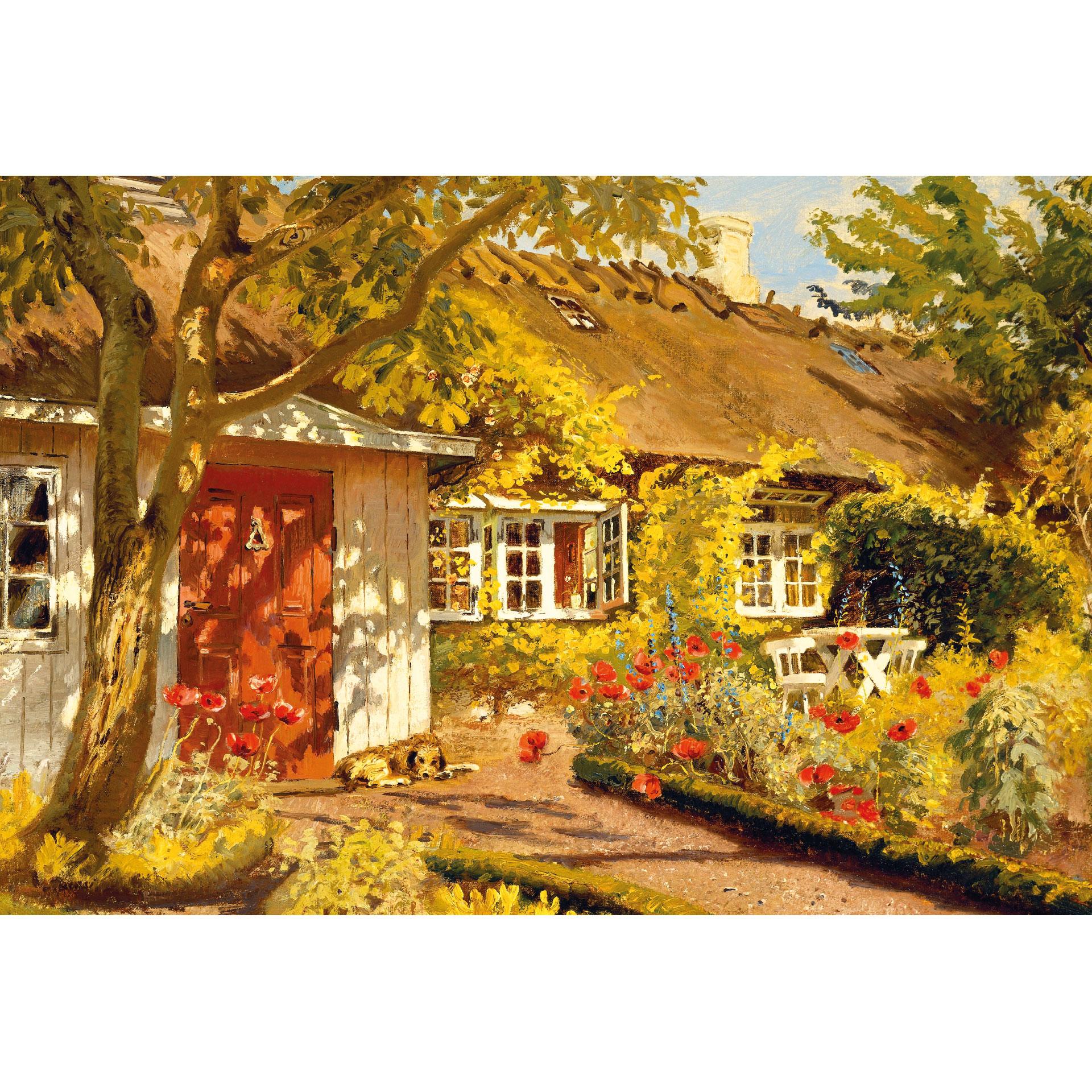 Fotobehang Het Tuinhuis