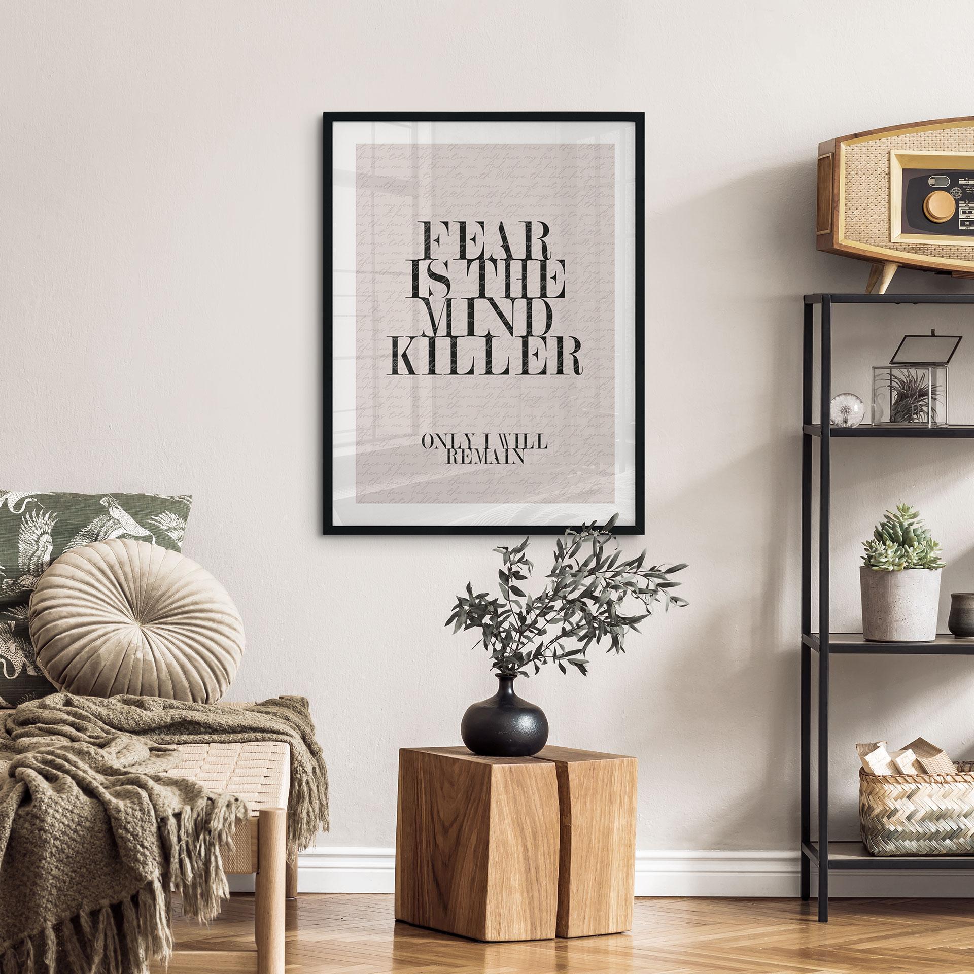 Plakat Filmcitat fra Dune - Fear is the Mind-Killer