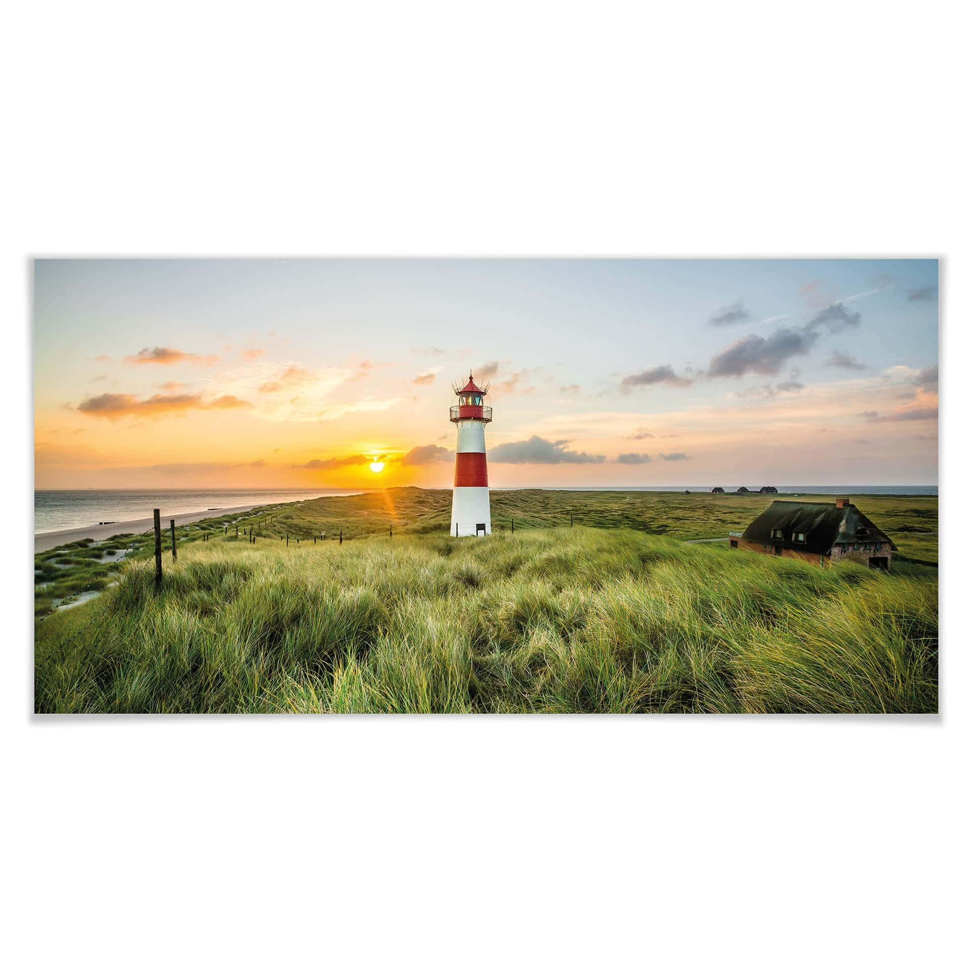 Póster del faro de Sylt