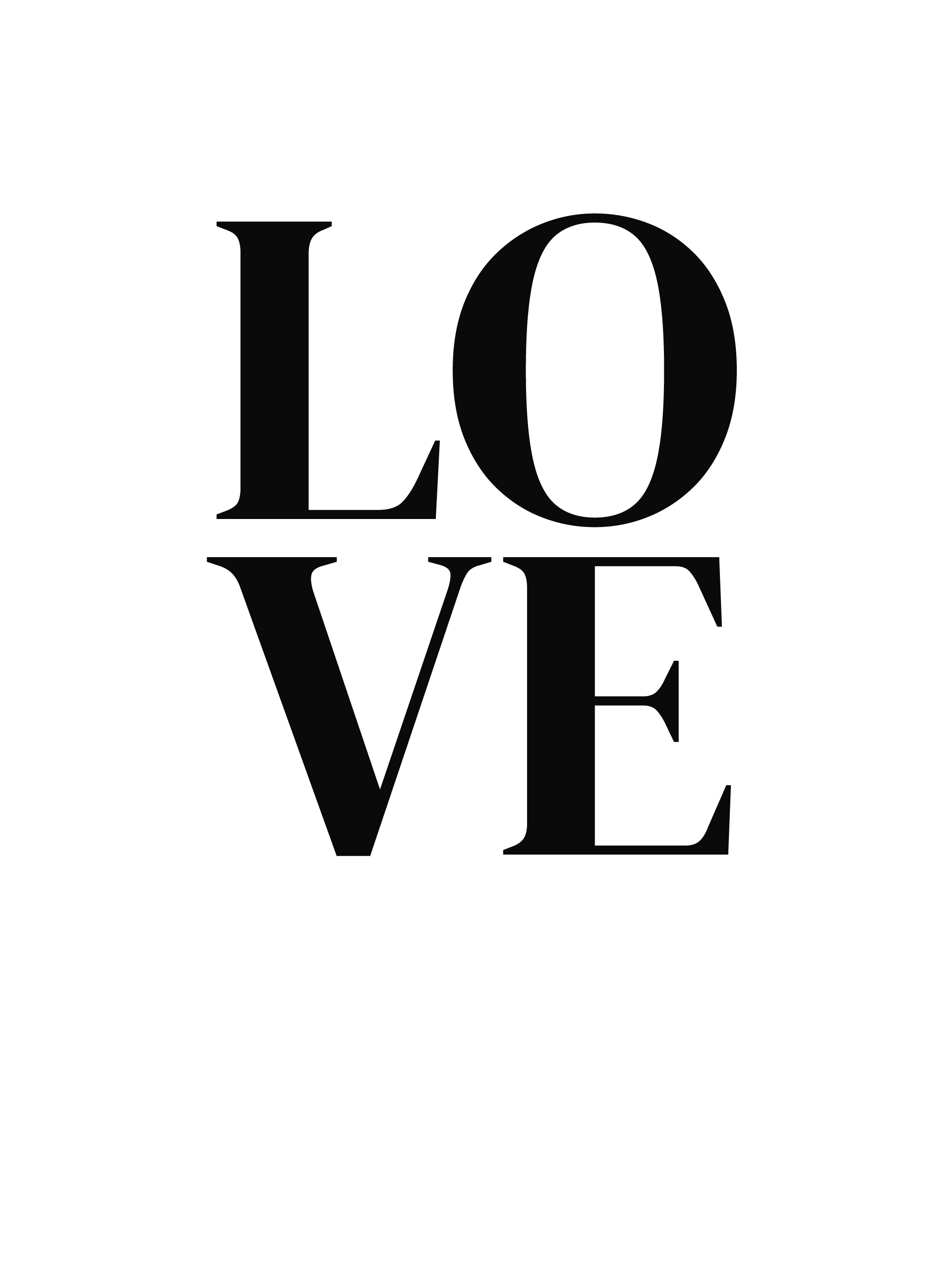 Poster Love + Gepersonaliseerde Tekst