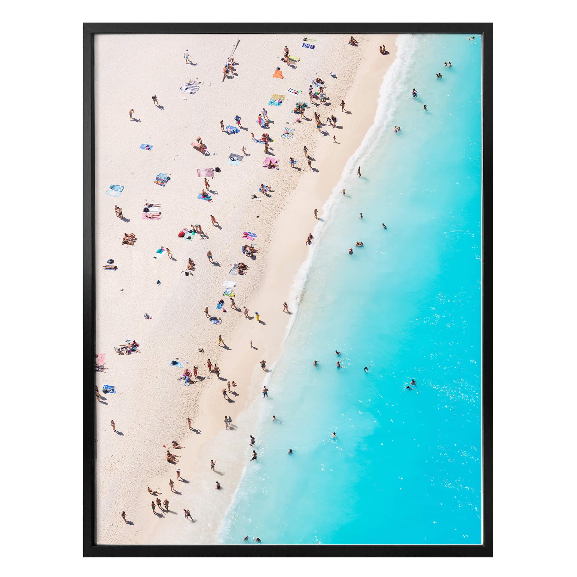 Poster Colombo - Liv och rörelse på stranden i Zakynthos