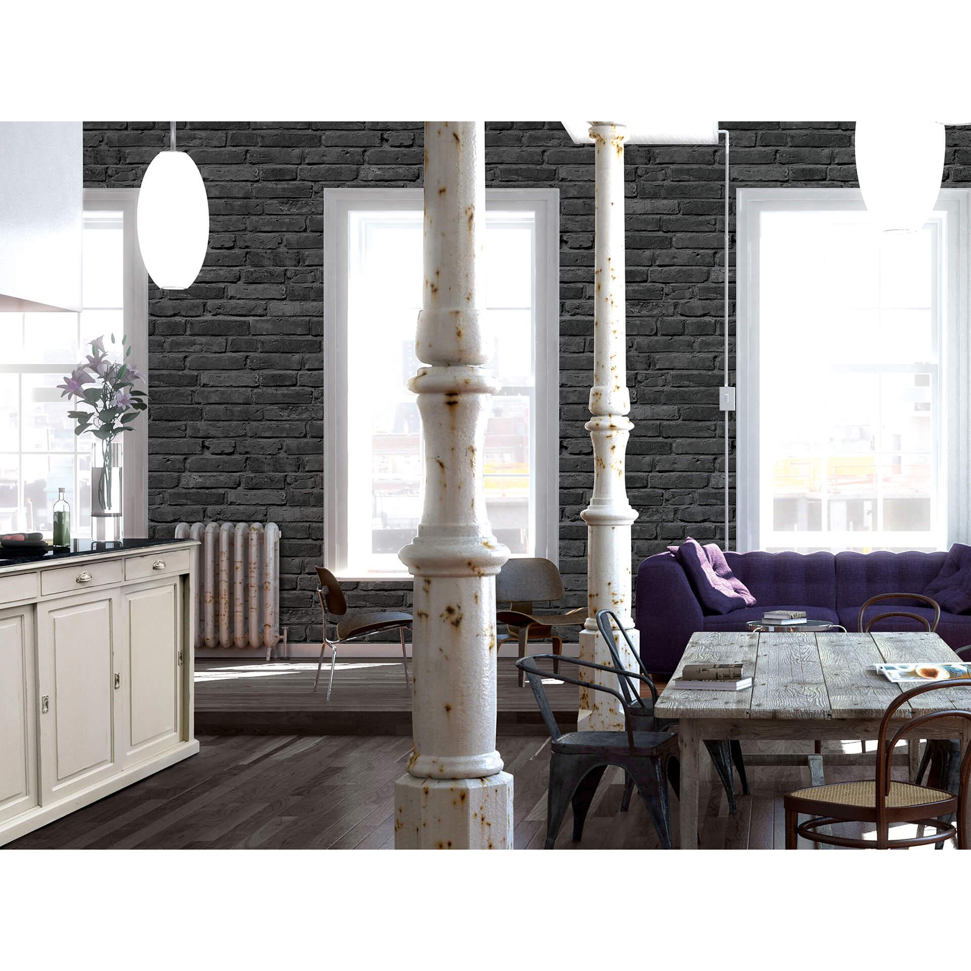 A.S. Création behang Best of Wood`n Stone 2nd Edition grijs, zwart