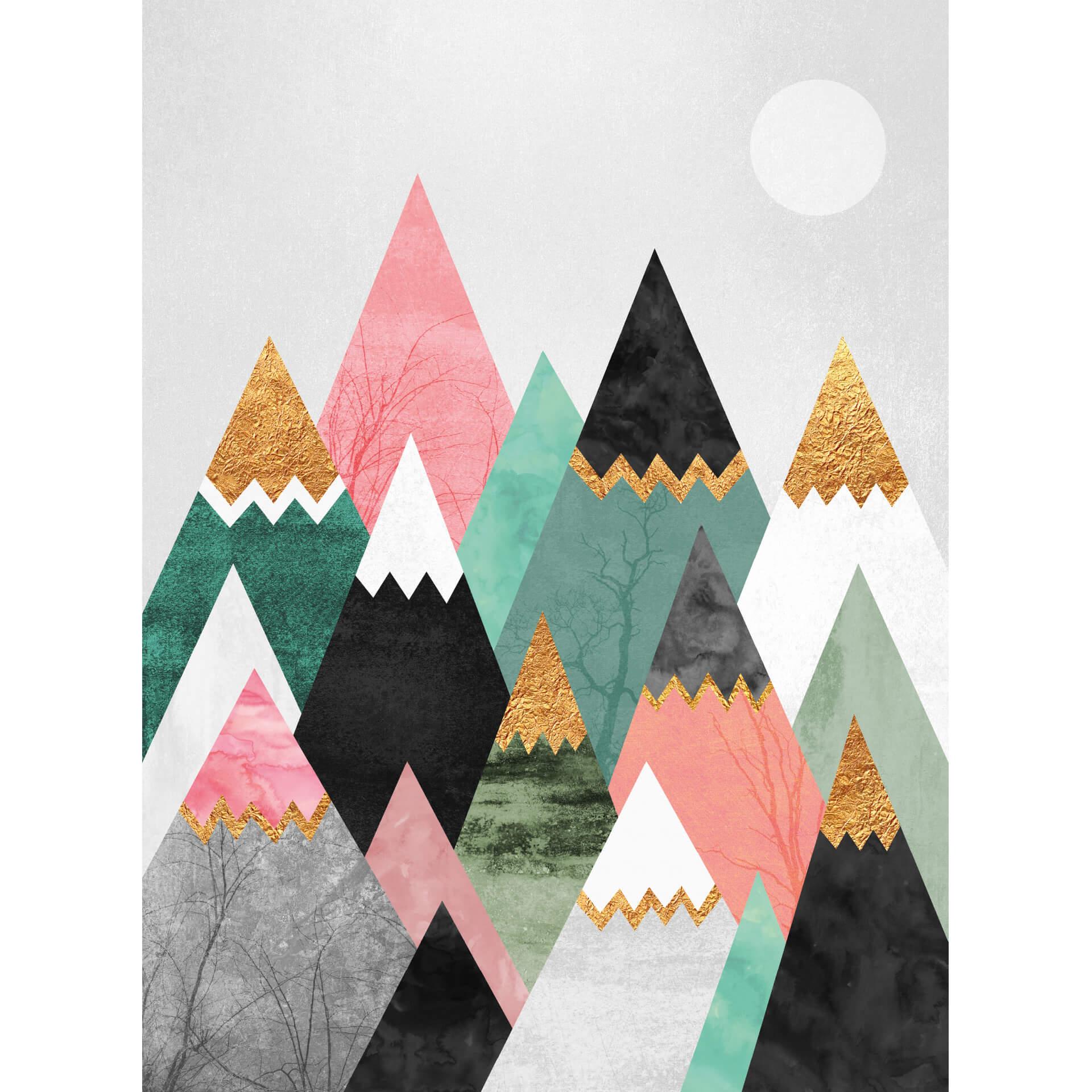 Fototapet - Frederiksson - Colorful Mountains¨