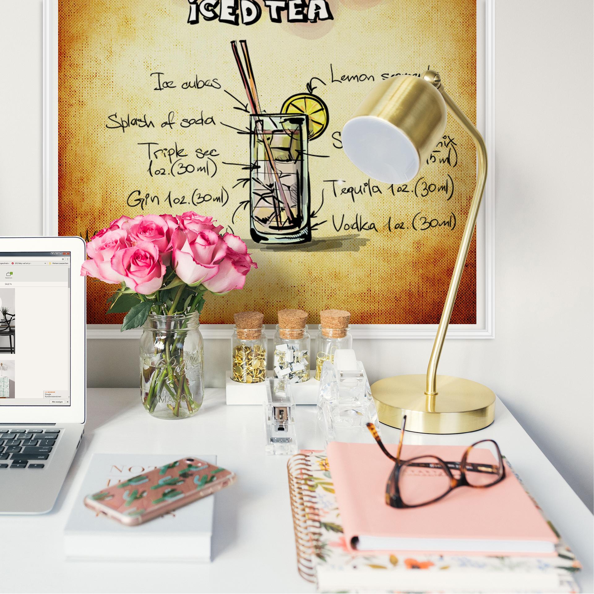 Muurprints Long Island Iced Tea Recept