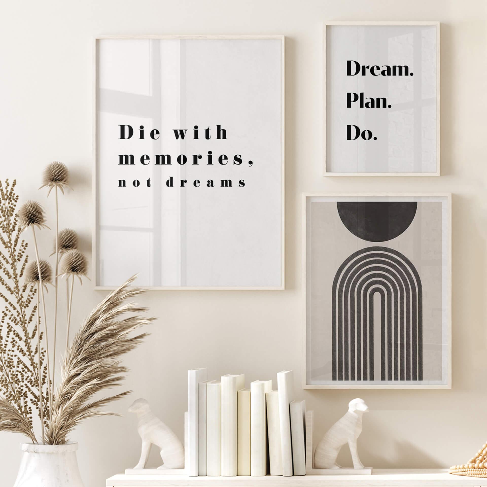Plakat 1X Studio - Dream Plan Do