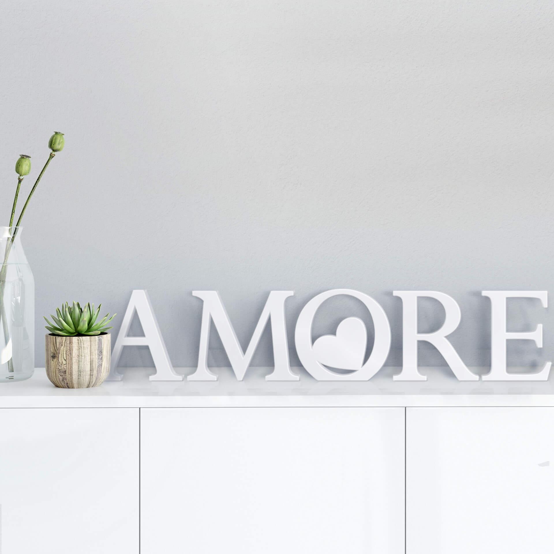 Letra decorativa Amore 02