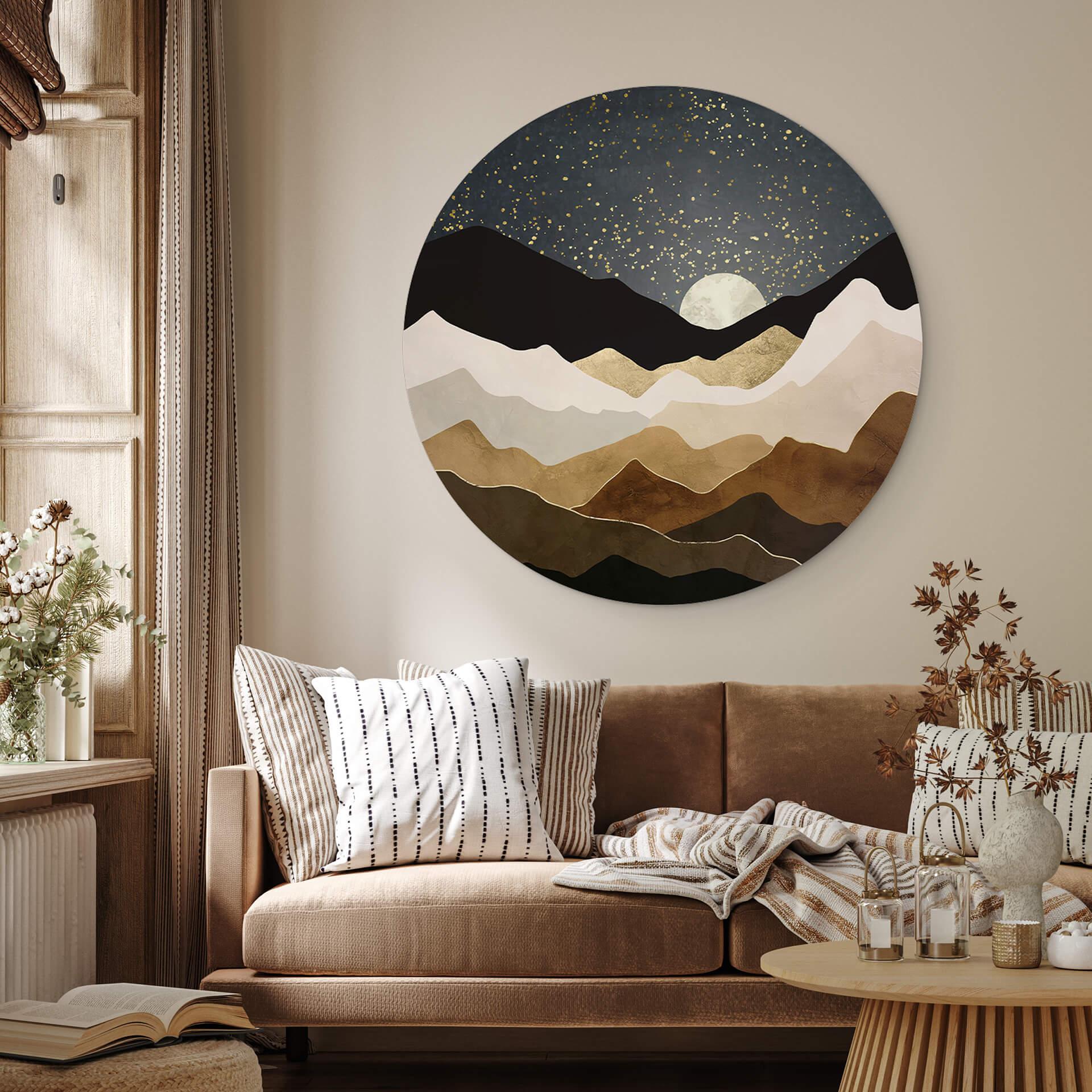 Wandcirkel SpaceFrog Designs - Gouden Sterren