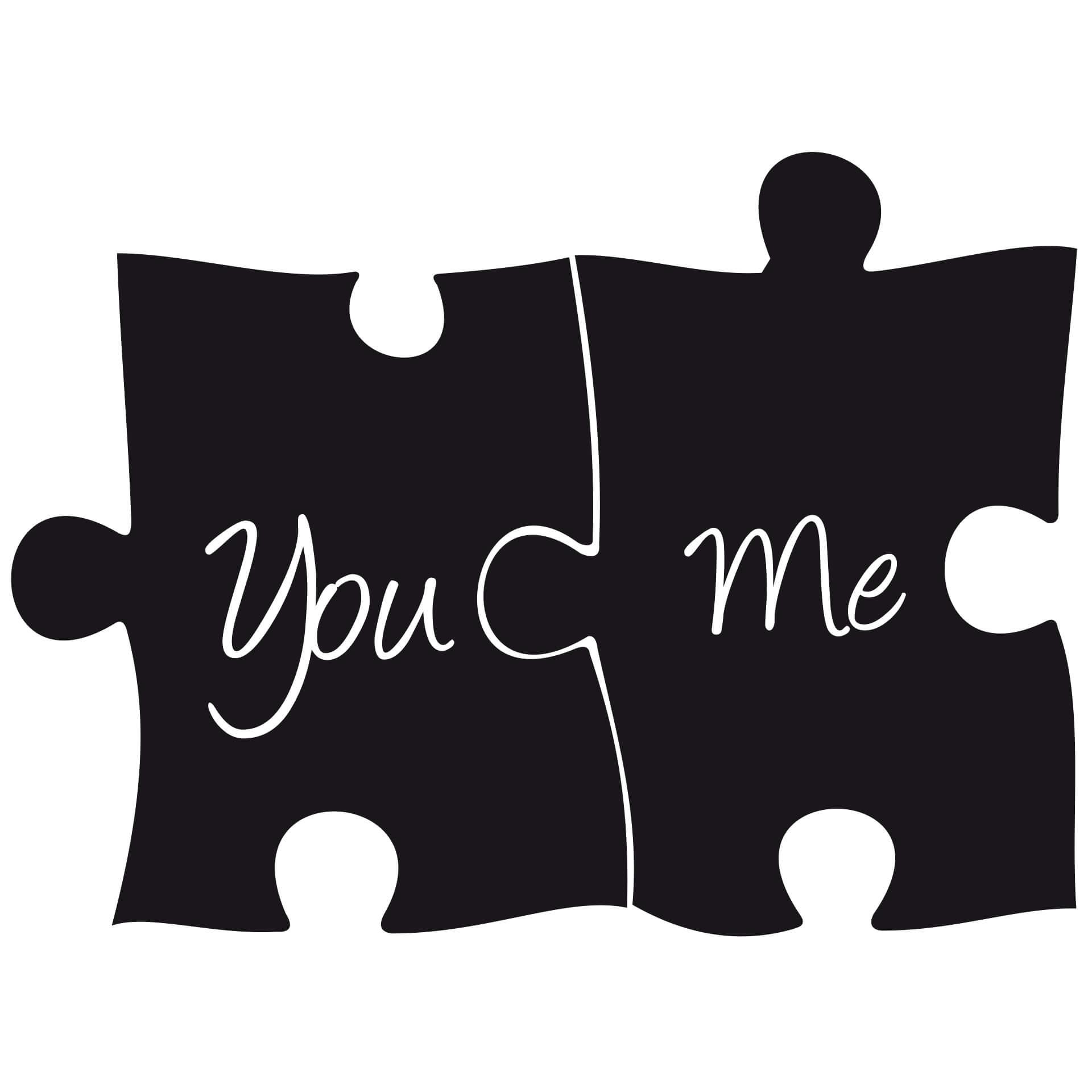 Muursticker Puzzelstukjes