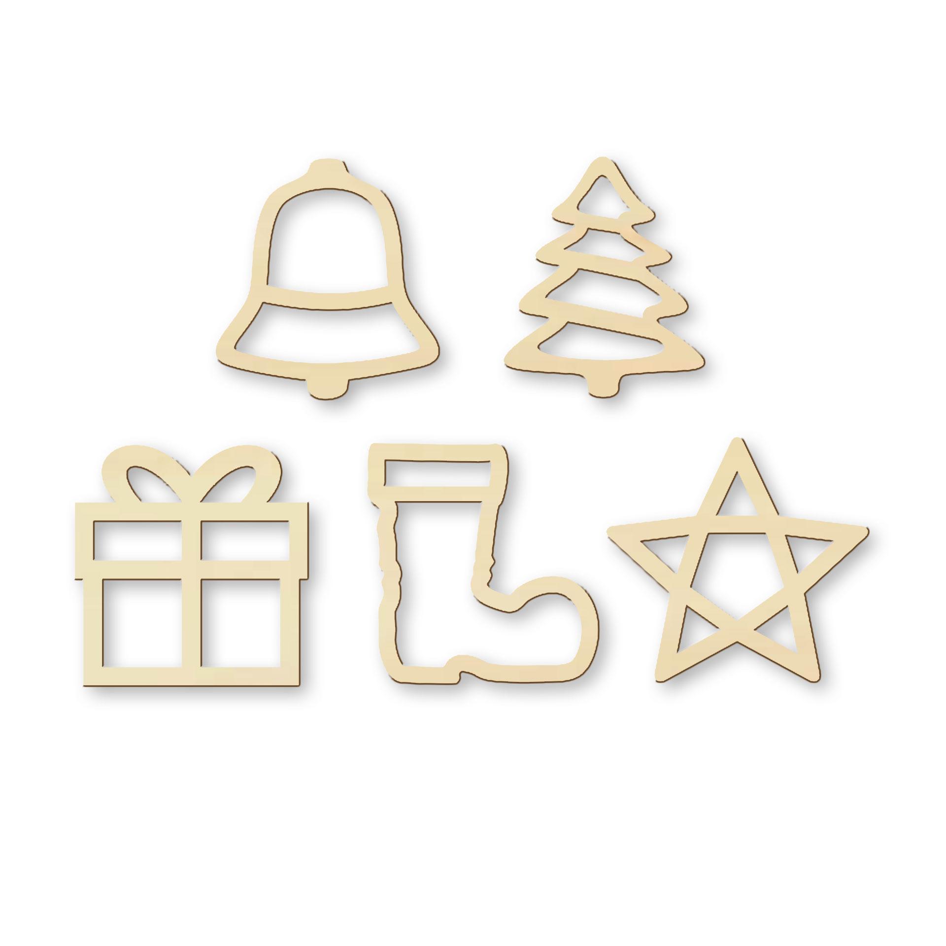 Decori natalizi - Set di 6
