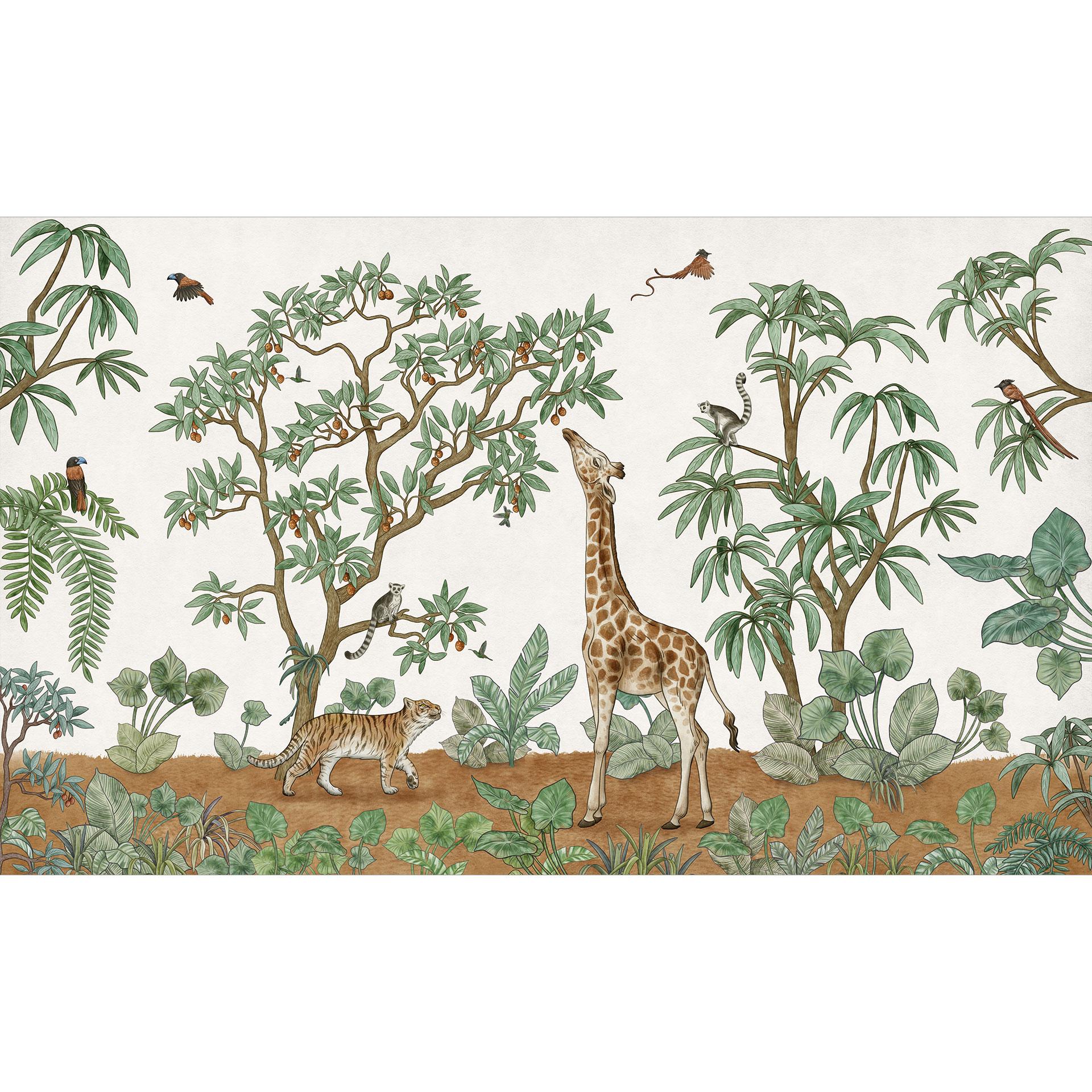 Verborgen voorwerp jungle dieren | safari Fotobehang voor kinderkamers - Kikki Belle