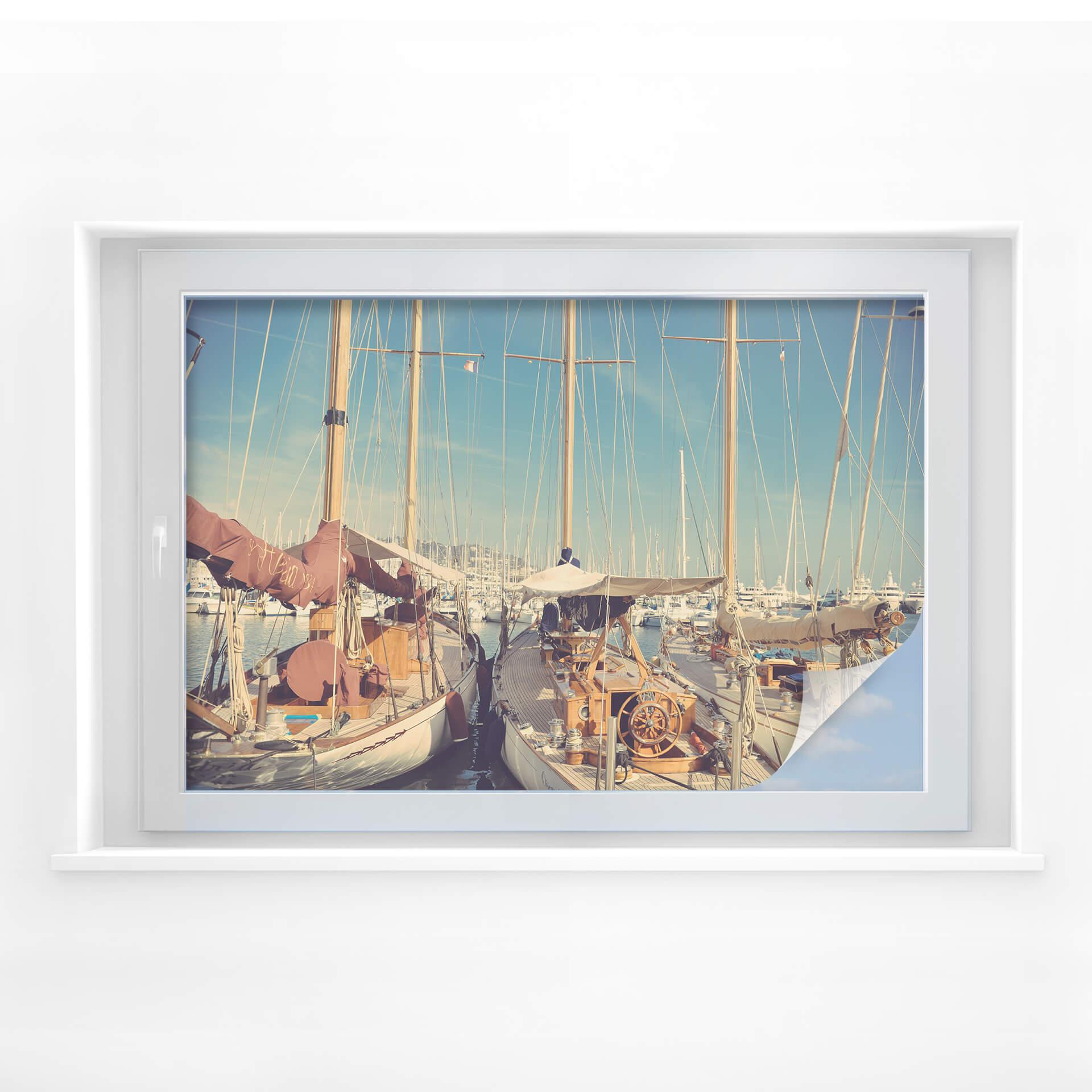 Film occultant - Bateaux dans le port
