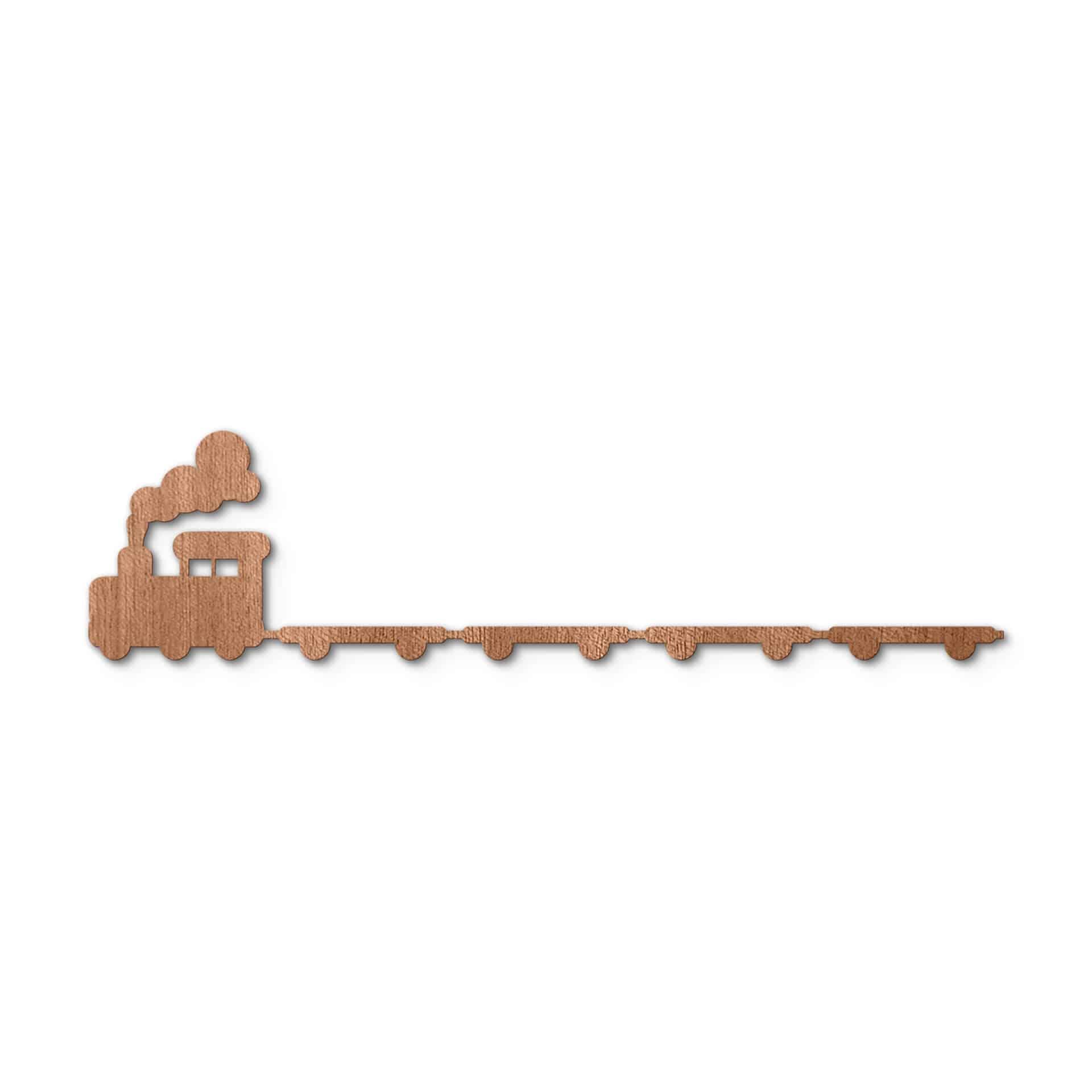 Decoro legno - Locomotiva (5-pz.)