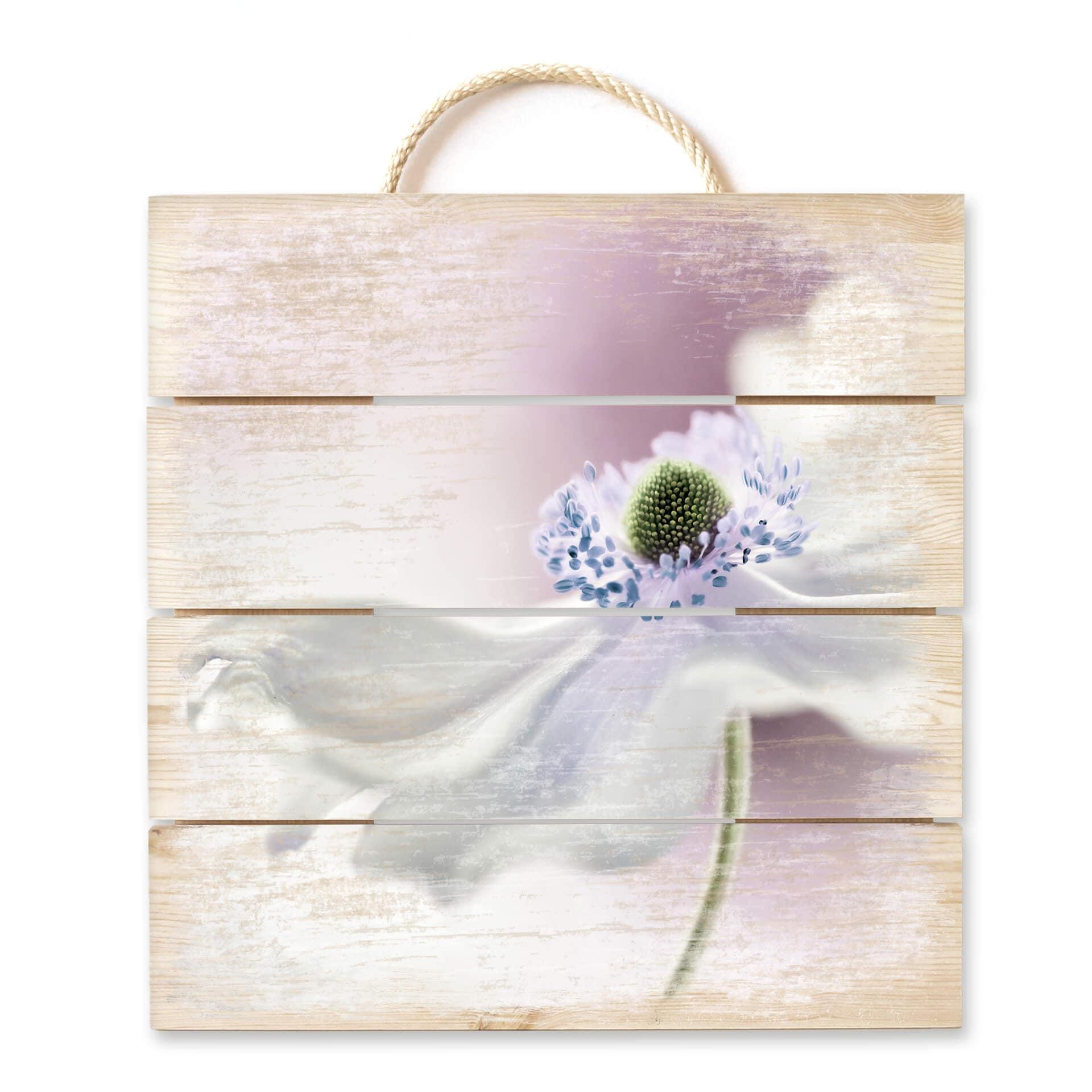Obraz drewniany Disher - Anemone Breeze - 40x41,5 cm