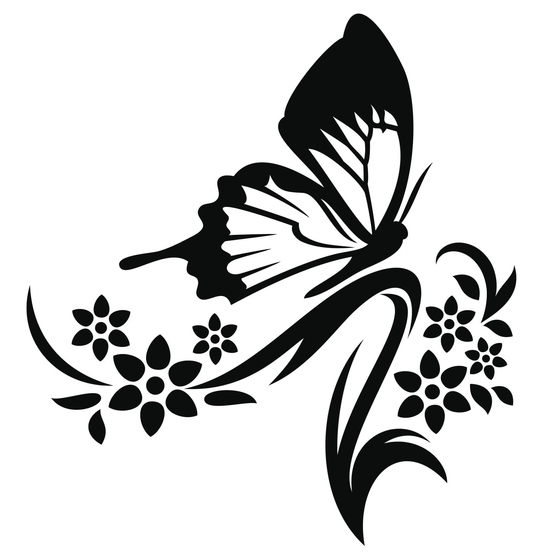 Muursticker Bloem Sarah