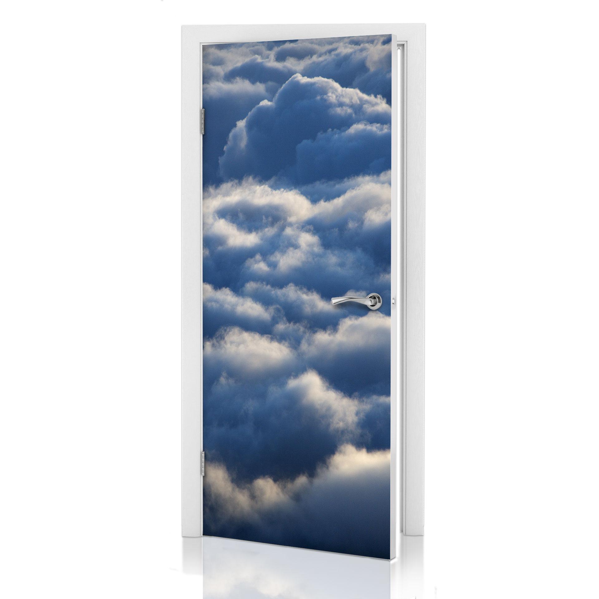 Puerta de diseño azul cielo 91x200 cm