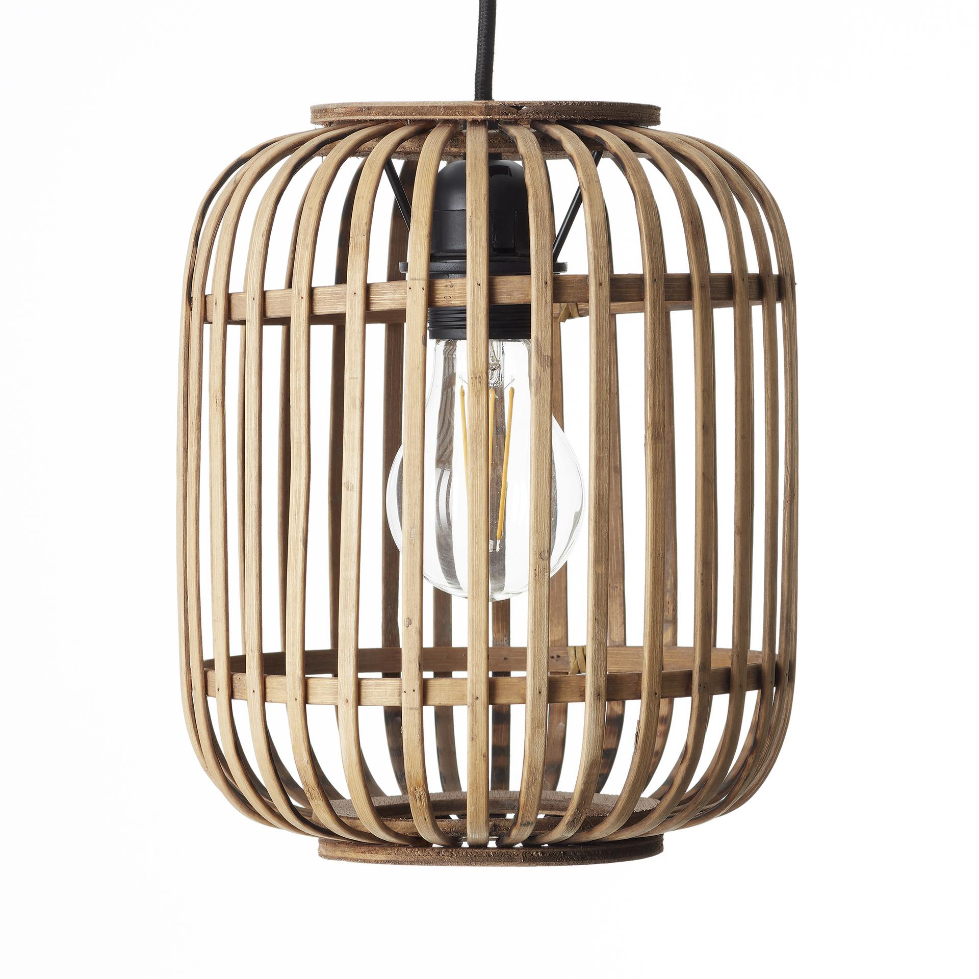 Pendelleuchte Willi, braun, 130 x 21,5 cm, Metall Pendellampe, dimmbar