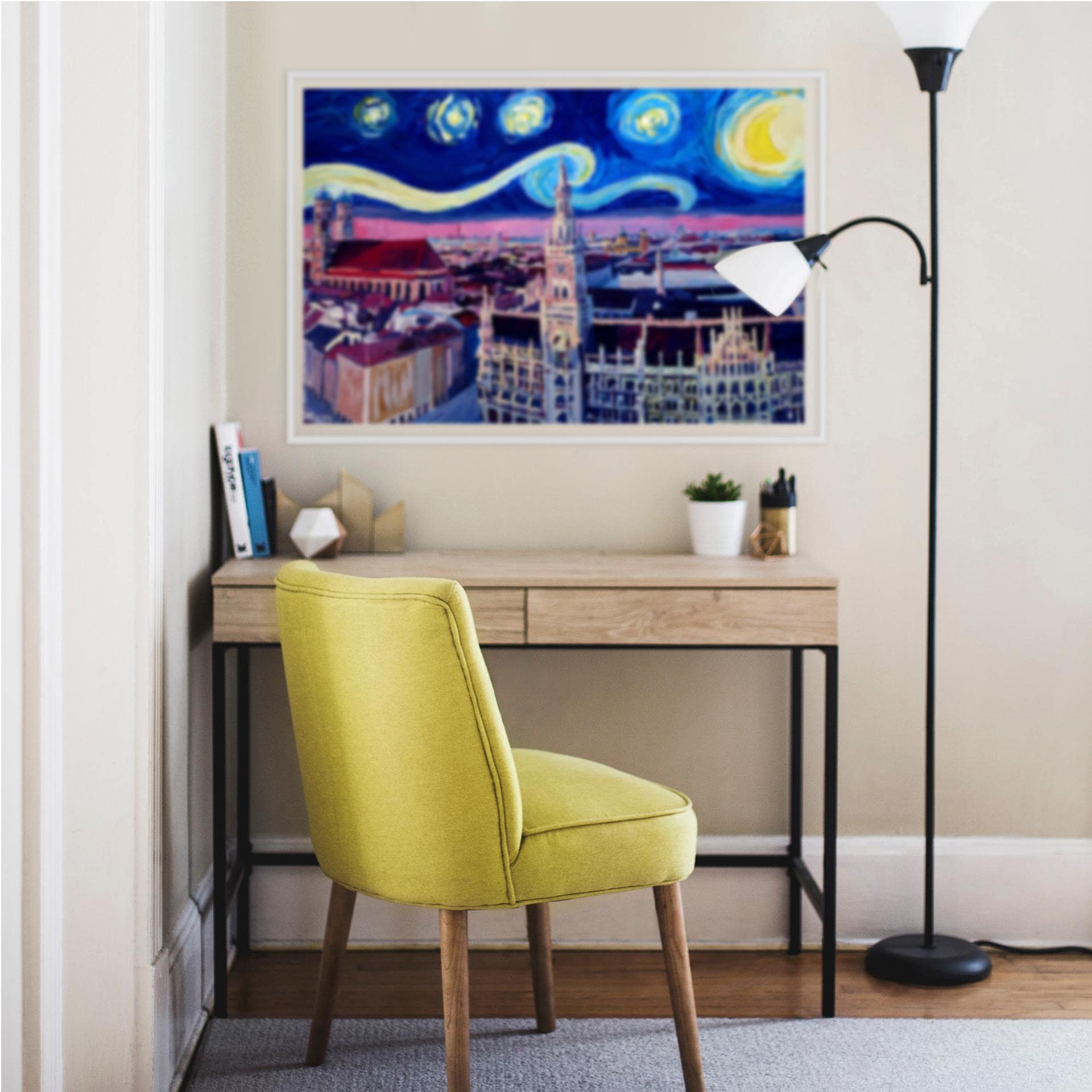 Wallprint Bleichner - München bei Nacht
