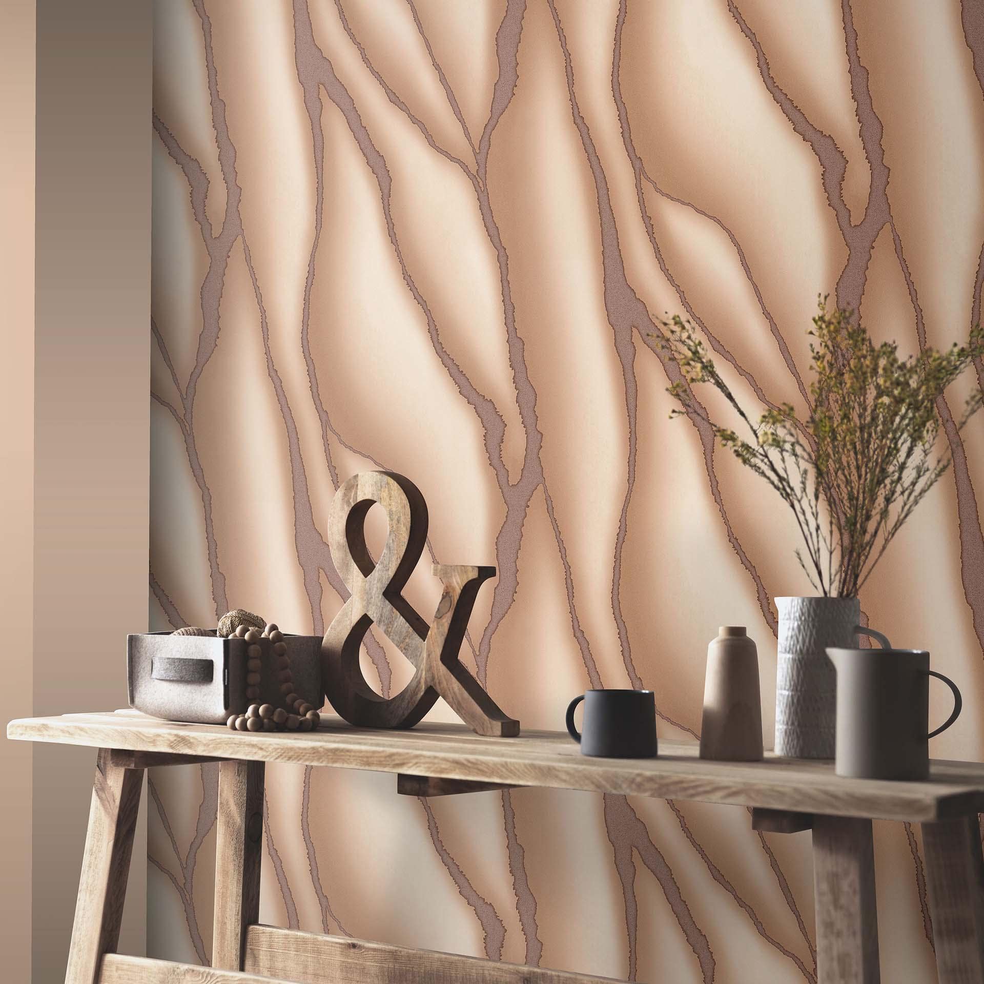 ELLE dekoration 3 non-woven tapet beige